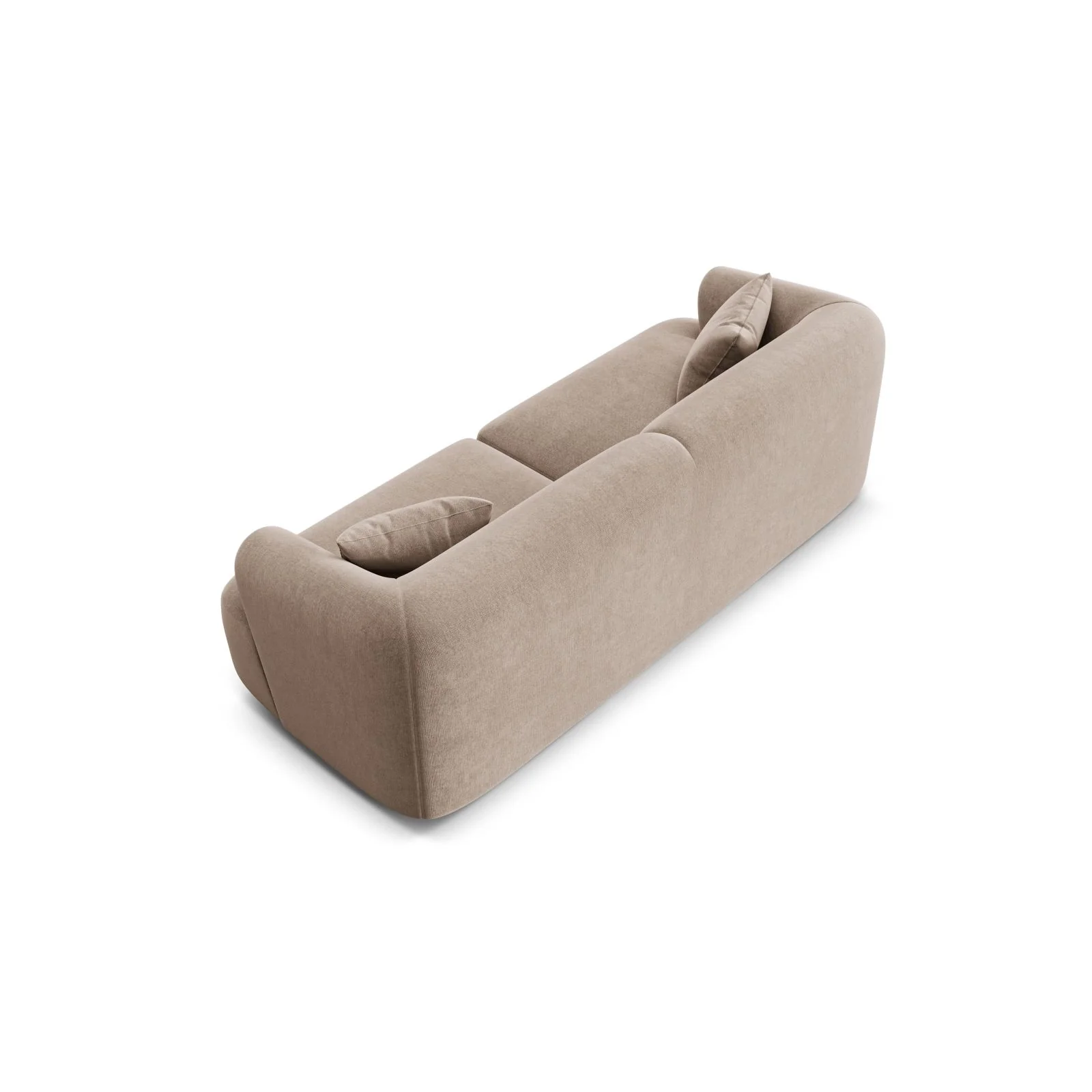 Campi 3-Sitzer Sofa aus Samt, Cord oder Strukturstoff, 220x90x70 cm - Image 11