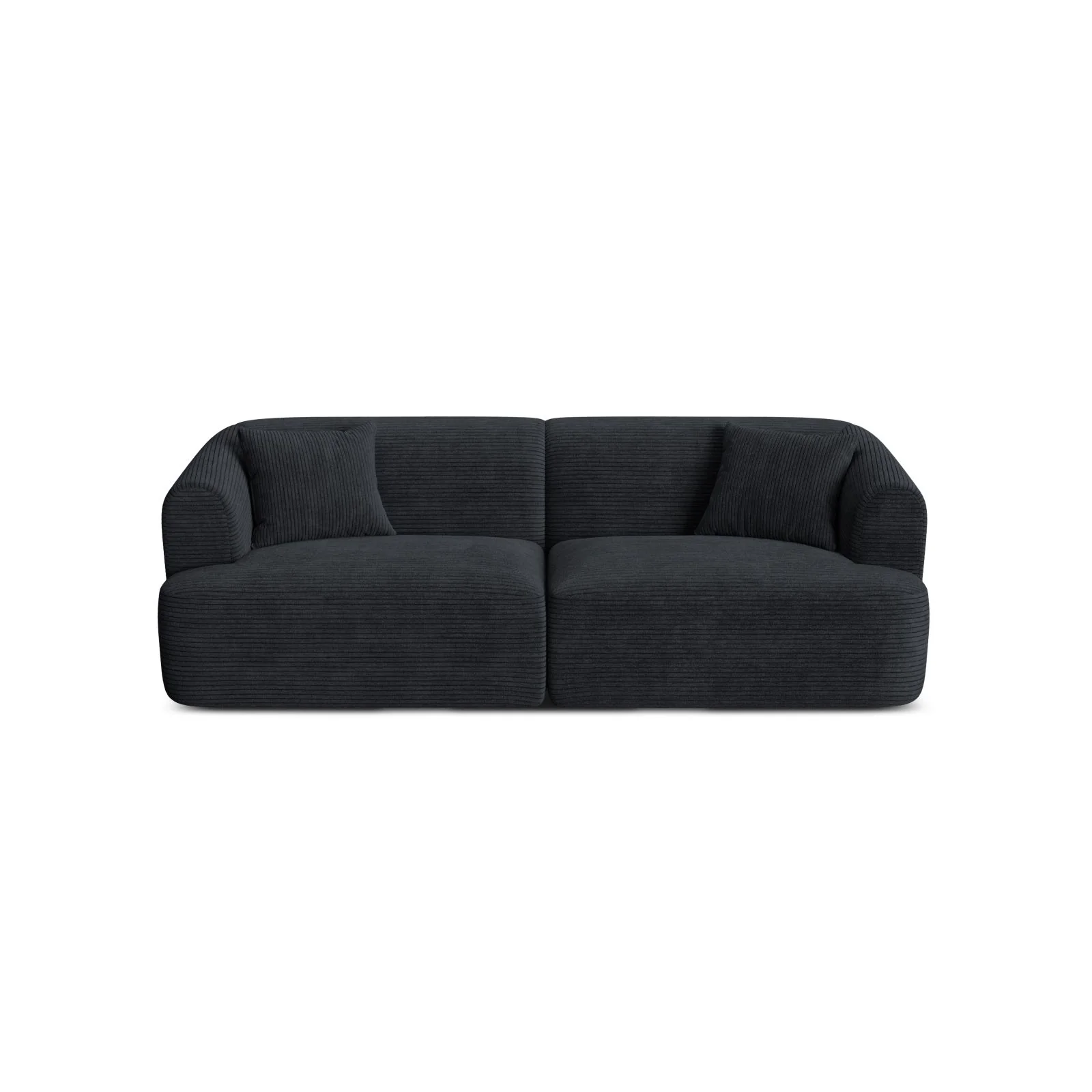 Campi 3-Sitzer Sofa aus Samt, Cord oder Strukturstoff, 220x90x70 cm - Image 114