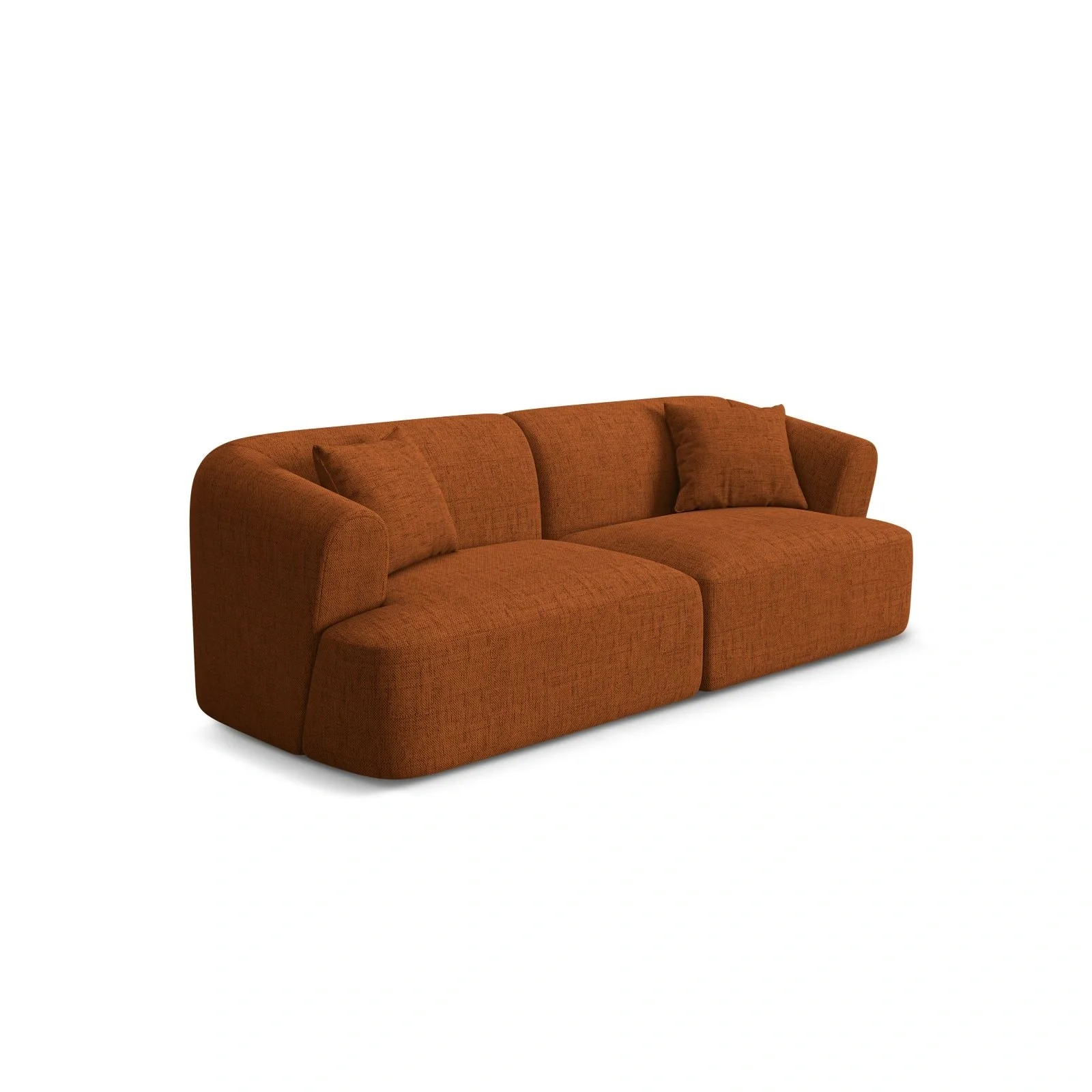 Campi 3-Sitzer Sofa aus Samt, Cord oder Strukturstoff, 220x90x70 cm - Image 45