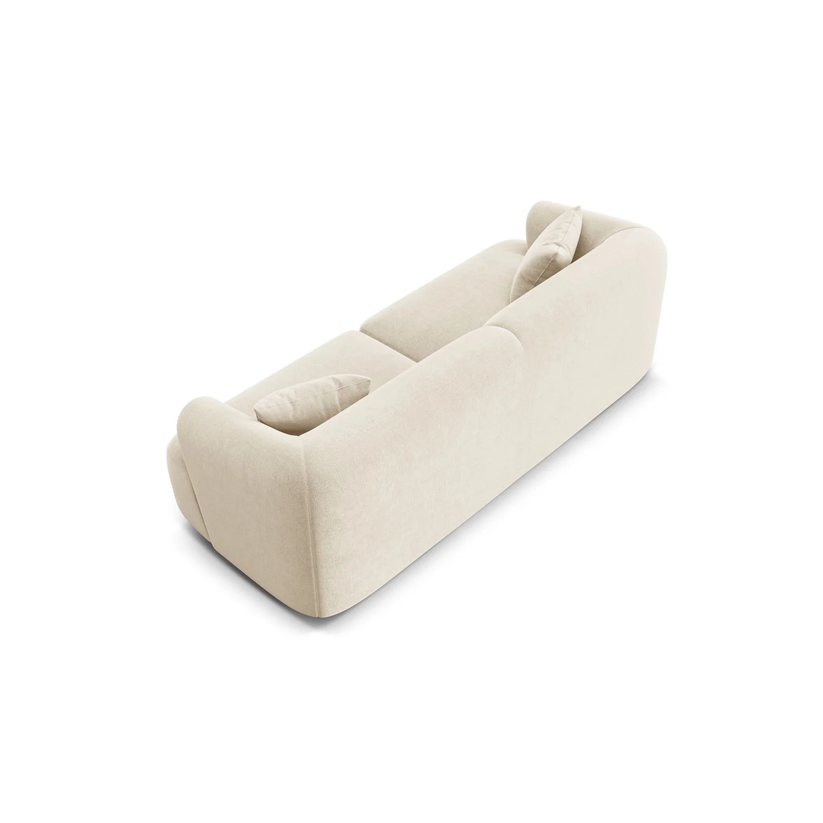 Campi 3-Sitzer Sofa aus Samt, Cord oder Strukturstoff, 220x90x70 cm - Image 5