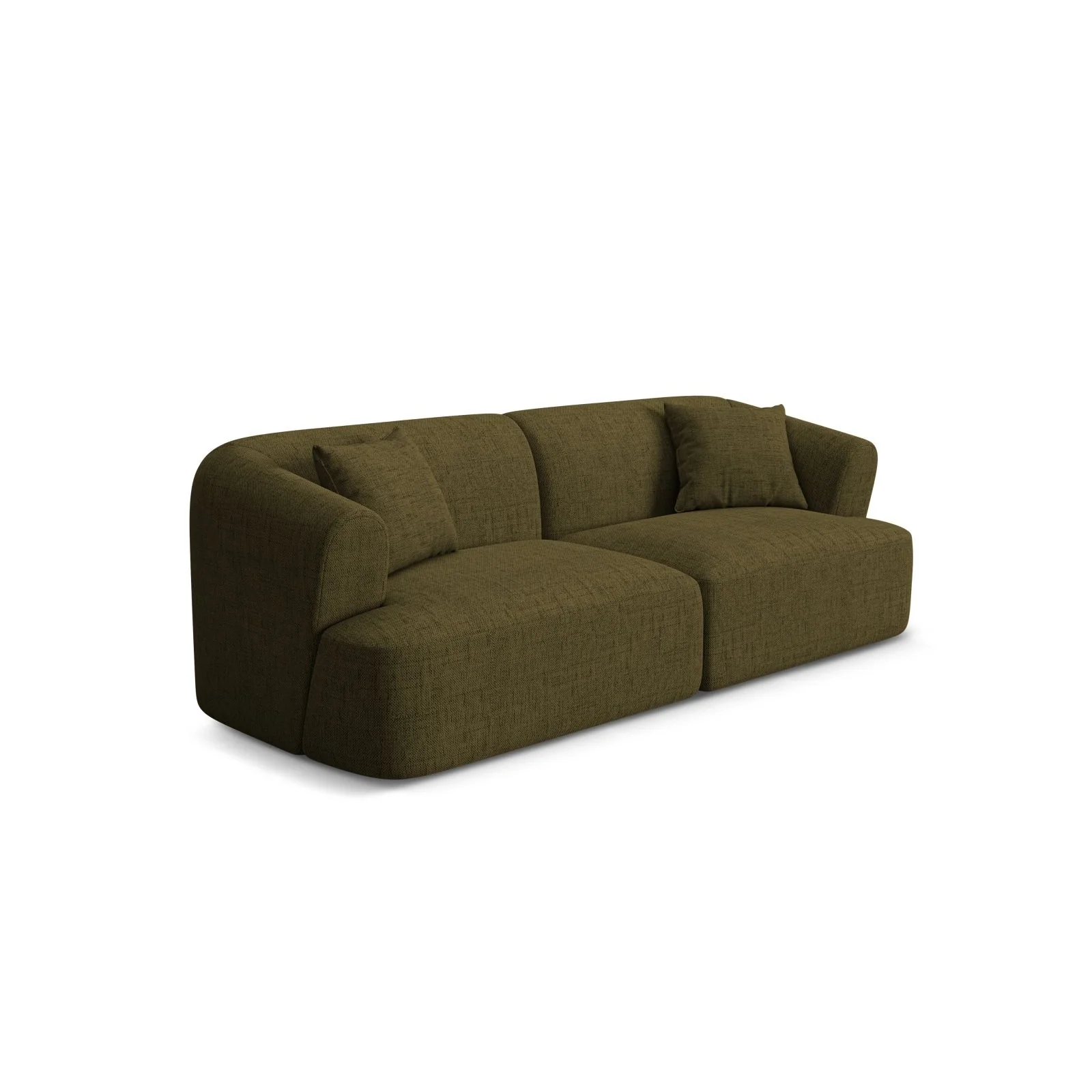 Campi 3-Sitzer Sofa aus Samt, Cord oder Strukturstoff, 220x90x70 cm - Image 51