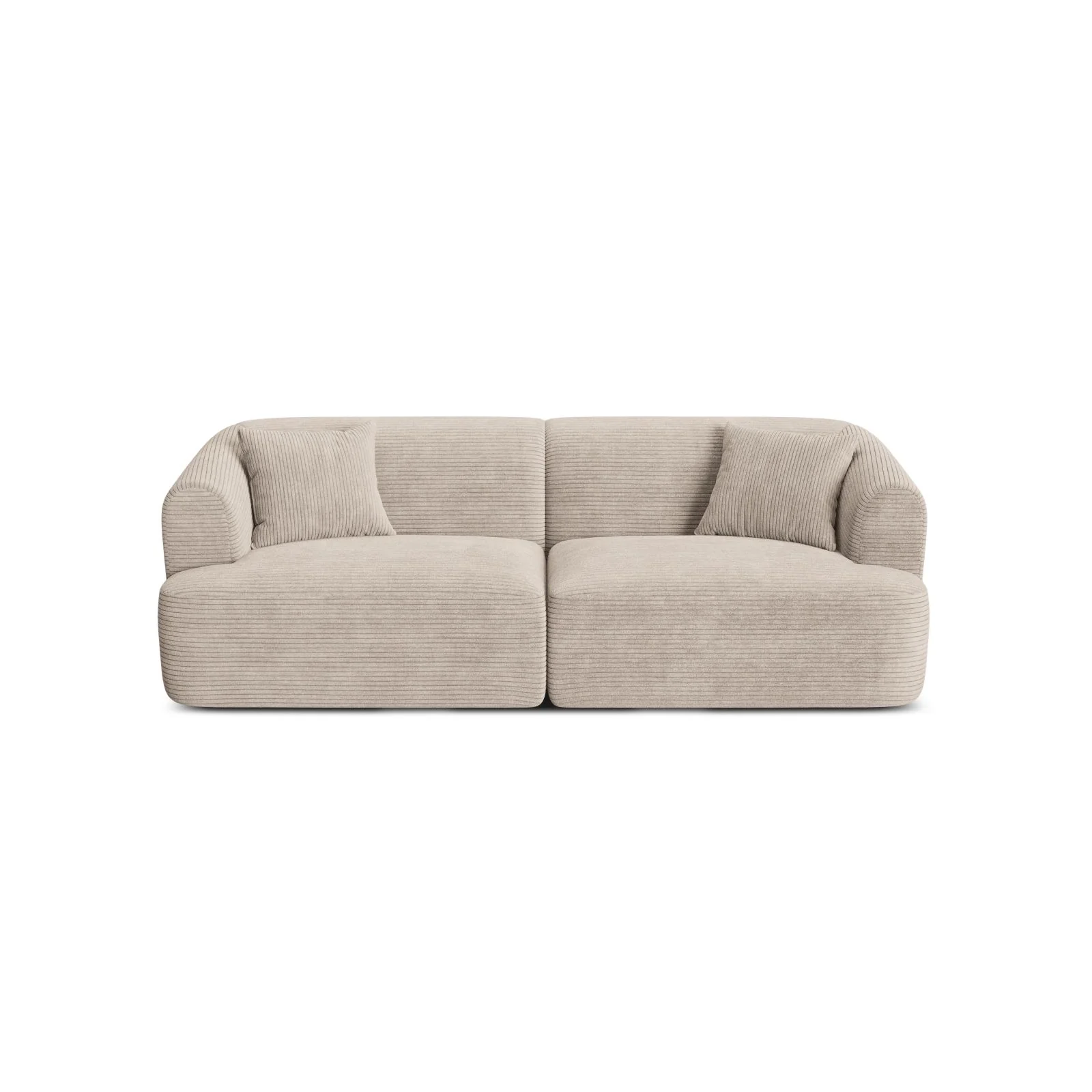 Campi 3-Sitzer Sofa aus Samt, Cord oder Strukturstoff, 220x90x70 cm - Image 79