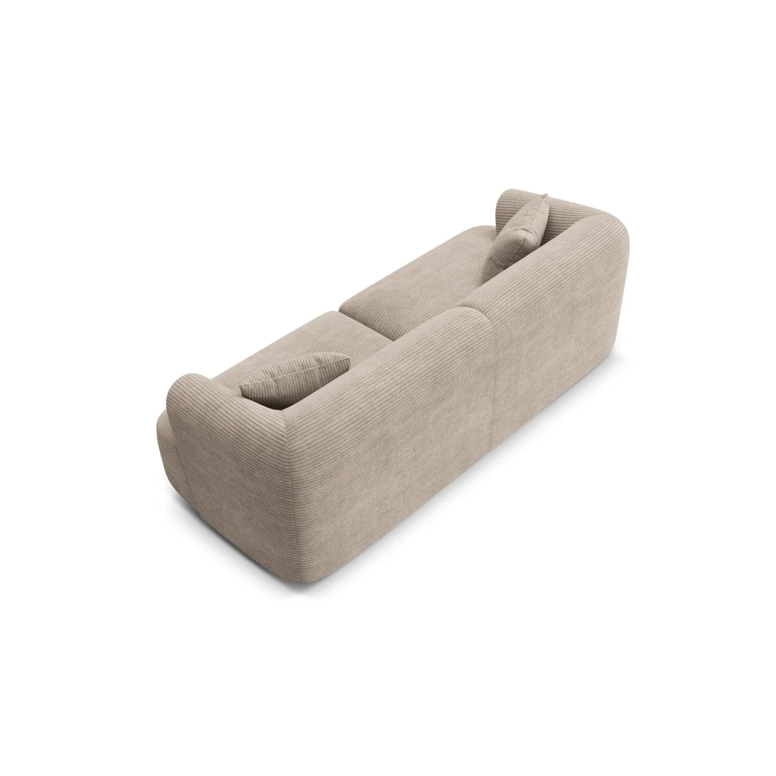 Campi 3-Sitzer Sofa aus Samt, Cord oder Strukturstoff, 220x90x70 cm - Image 83