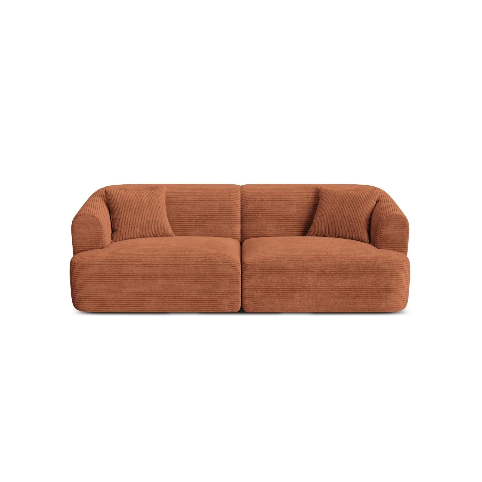 Campi 3-Sitzer Sofa aus Samt, Cord oder Strukturstoff, 220x90x70 cm - Image 91