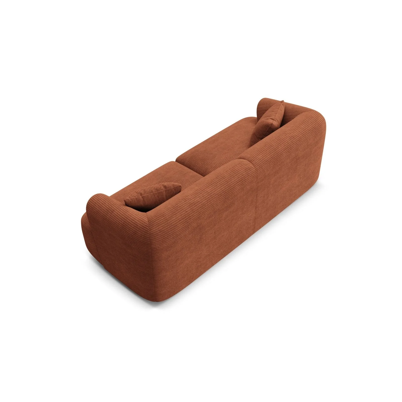 Campi 3-Sitzer Sofa aus Samt, Cord oder Strukturstoff, 220x90x70 cm - Image 95