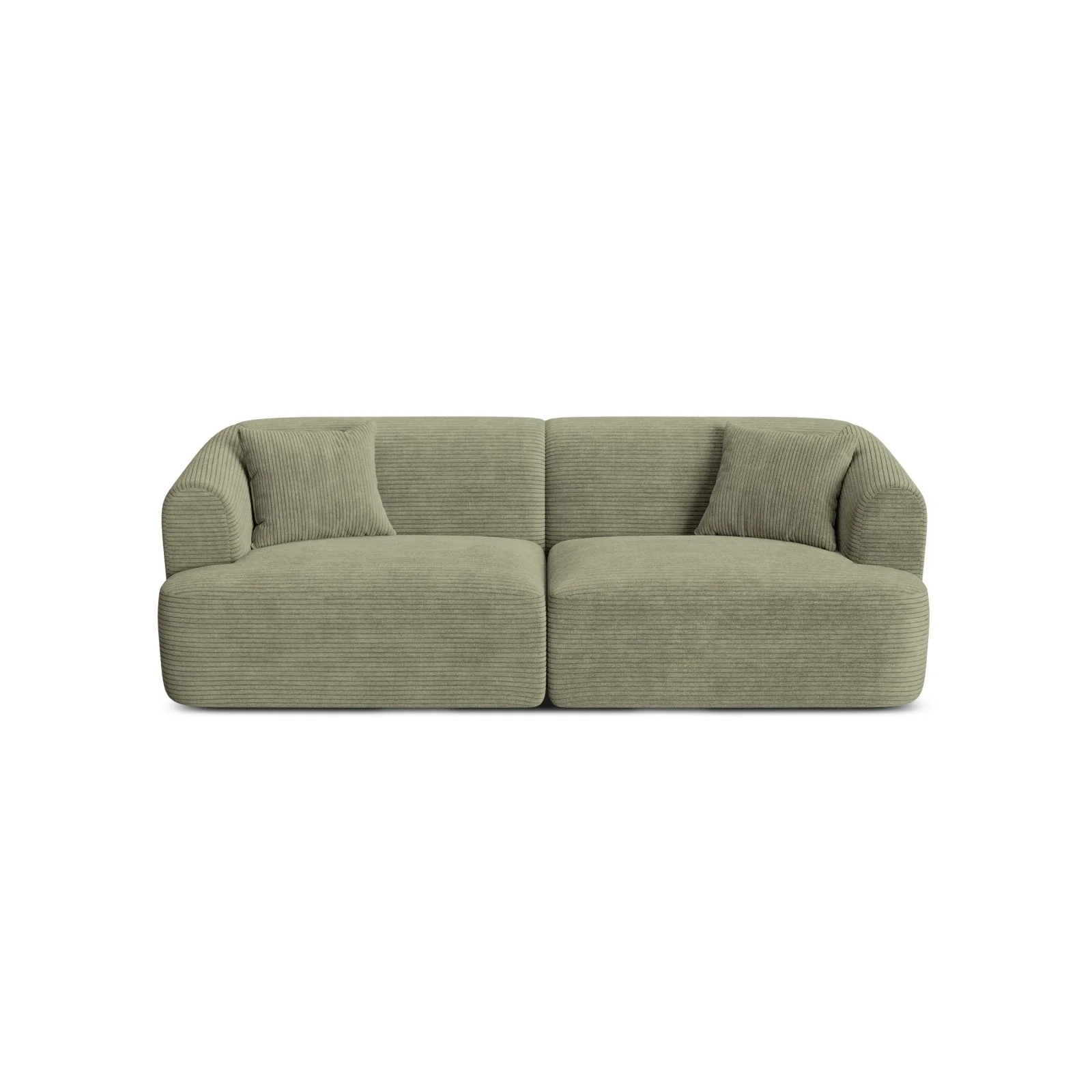 Campi 3-Sitzer Sofa aus Samt, Cord oder Strukturstoff, 220x90x70 cm - Image 96