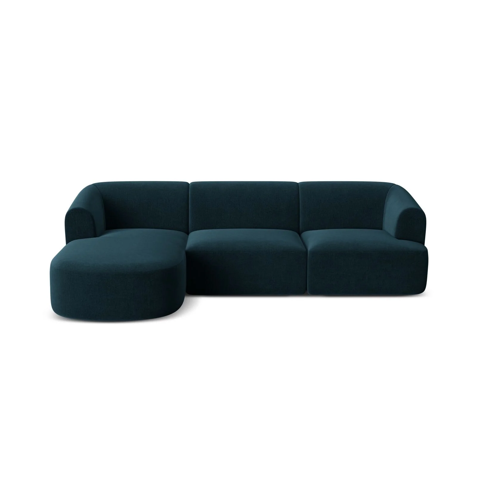 Campi 4-Sitzer Ecksofa, Linke Seite, aus Samt, Cord oder Strukturstoff, 256x156x70 cm - Image 33