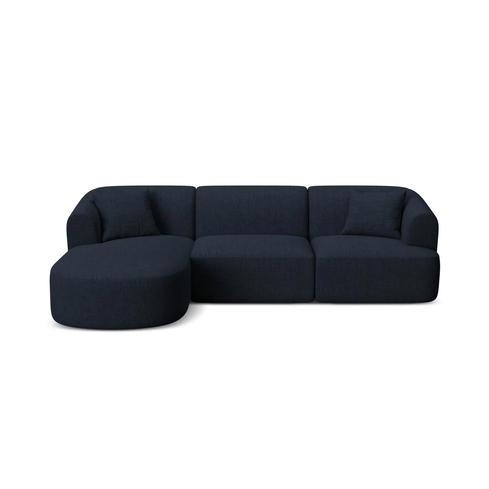 Campi 4-Sitzer Ecksofa, Linke Seite, aus Samt, Cord oder Strukturstoff, 256x156x70 cm - Image 61