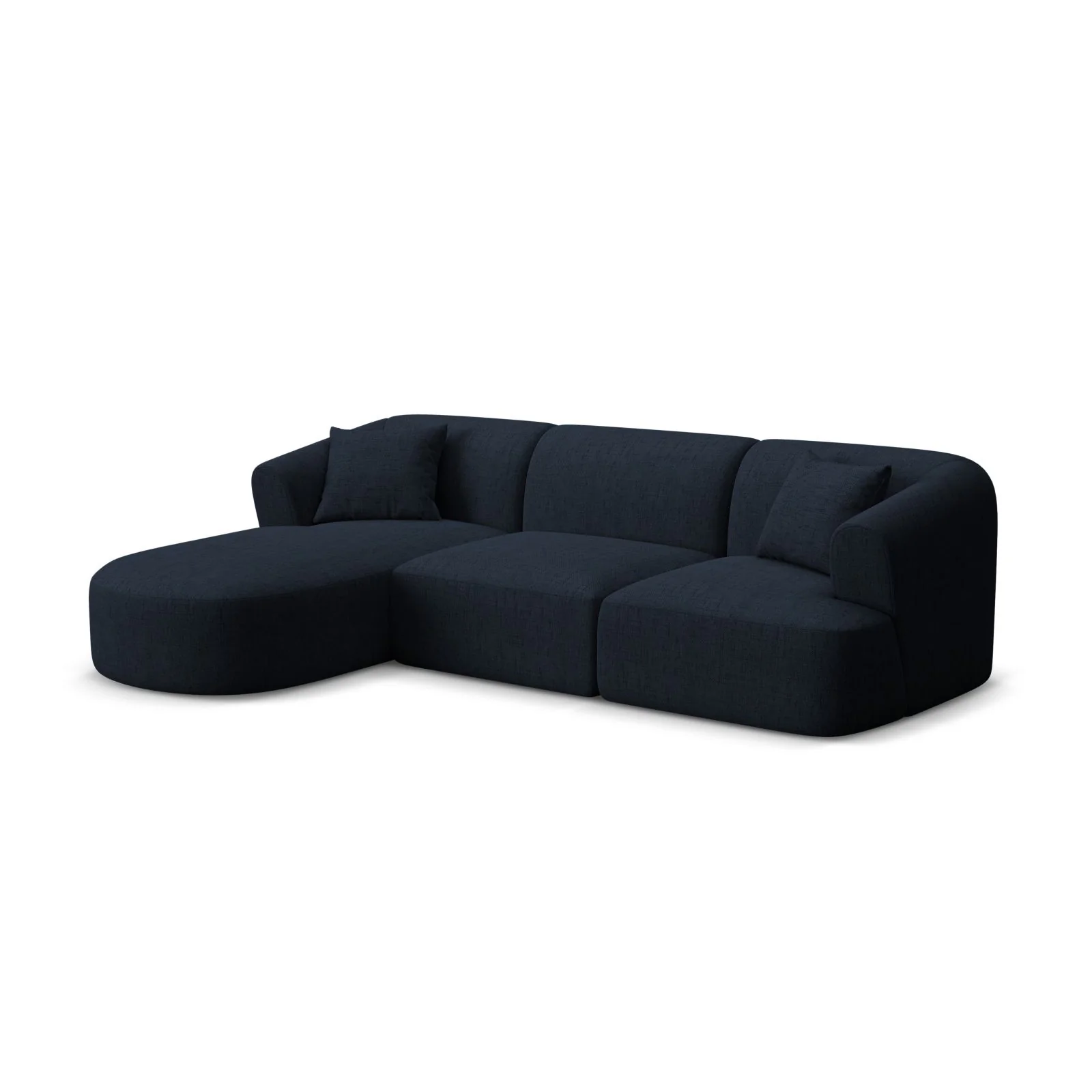 Campi 4-Sitzer Ecksofa, Linke Seite, aus Samt, Cord oder Strukturstoff, 256x156x70 cm - Image 63