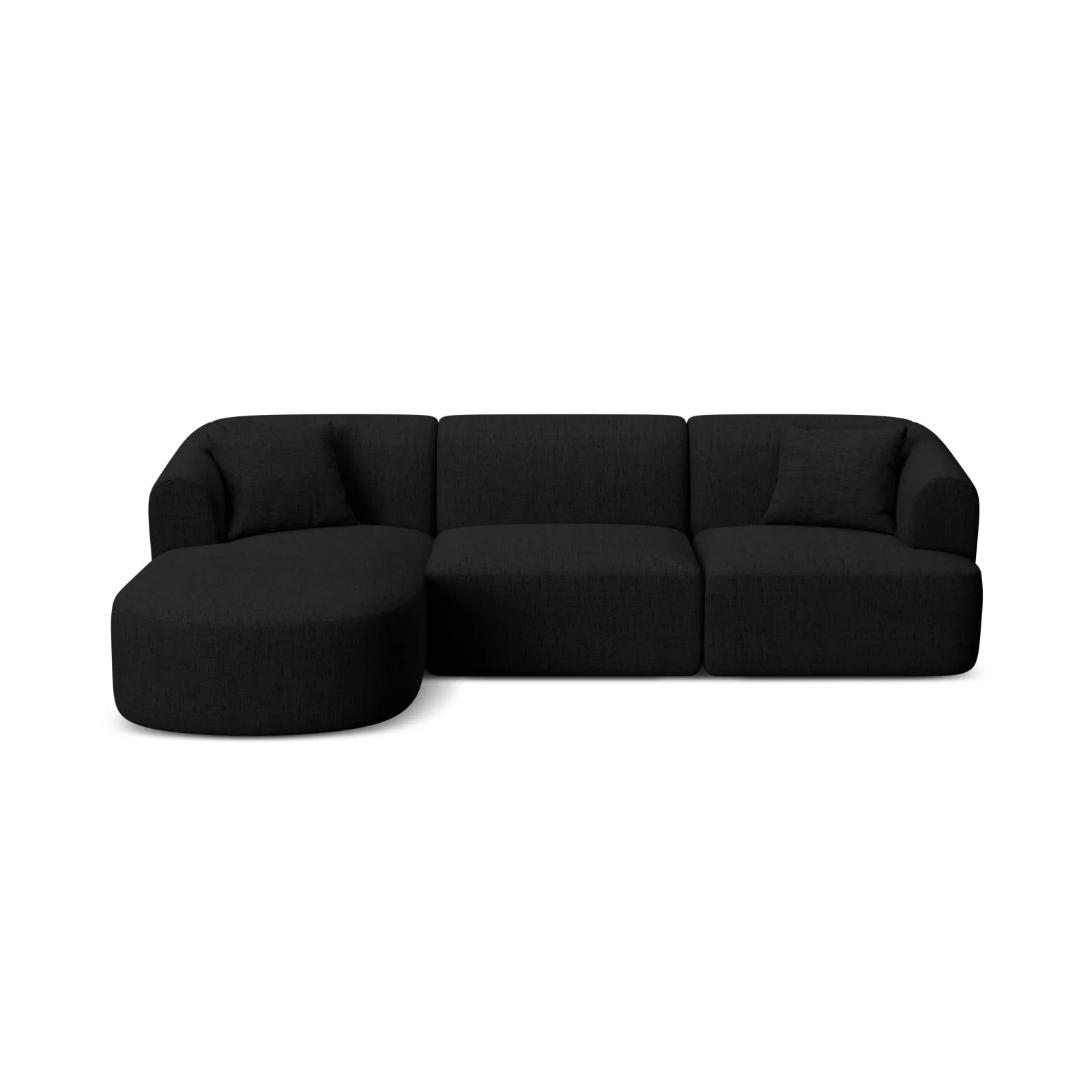 Campi 4-Sitzer Ecksofa, Linke Seite, aus Samt, Cord oder Strukturstoff, 256x156x70 cm - Image 79