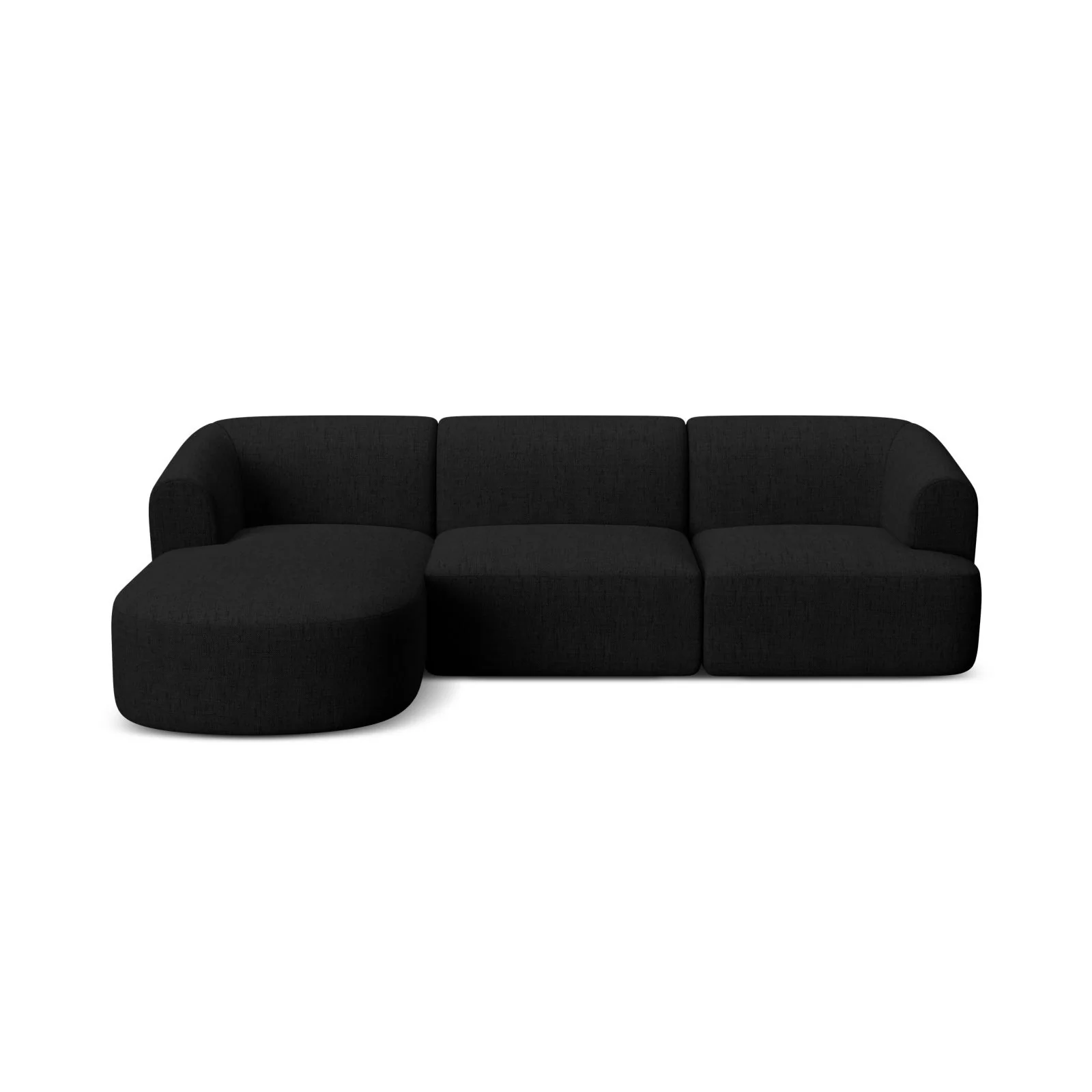 Campi 4-Sitzer Ecksofa, Linke Seite, aus Samt, Cord oder Strukturstoff, 256x156x70 cm - Image 82
