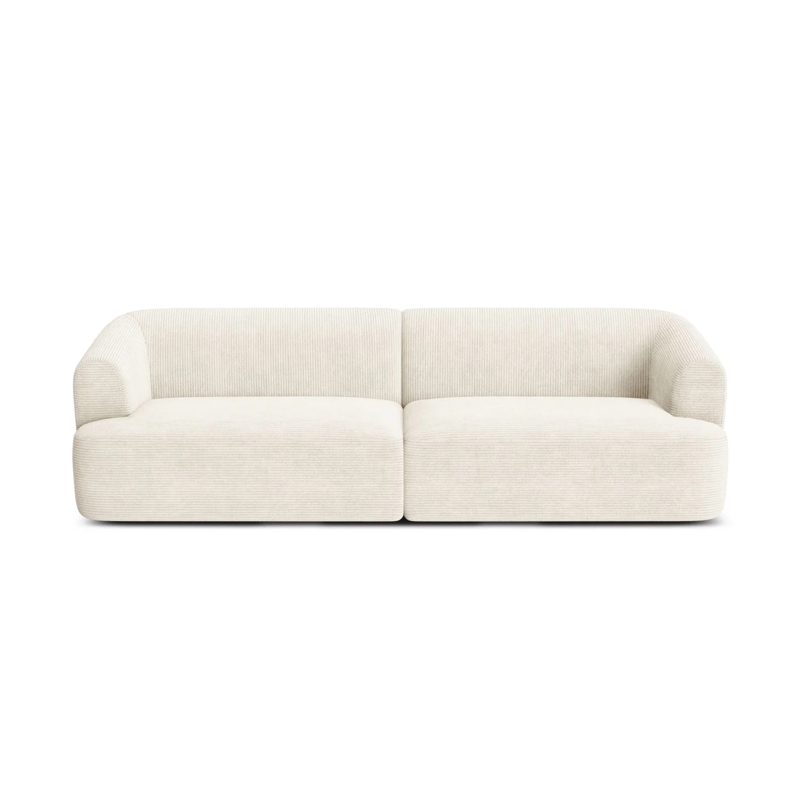 Campi 4-Sitzer Sofa aus Samt, Cord oder Strukturstoff, 255x90x70 cm - Image 102
