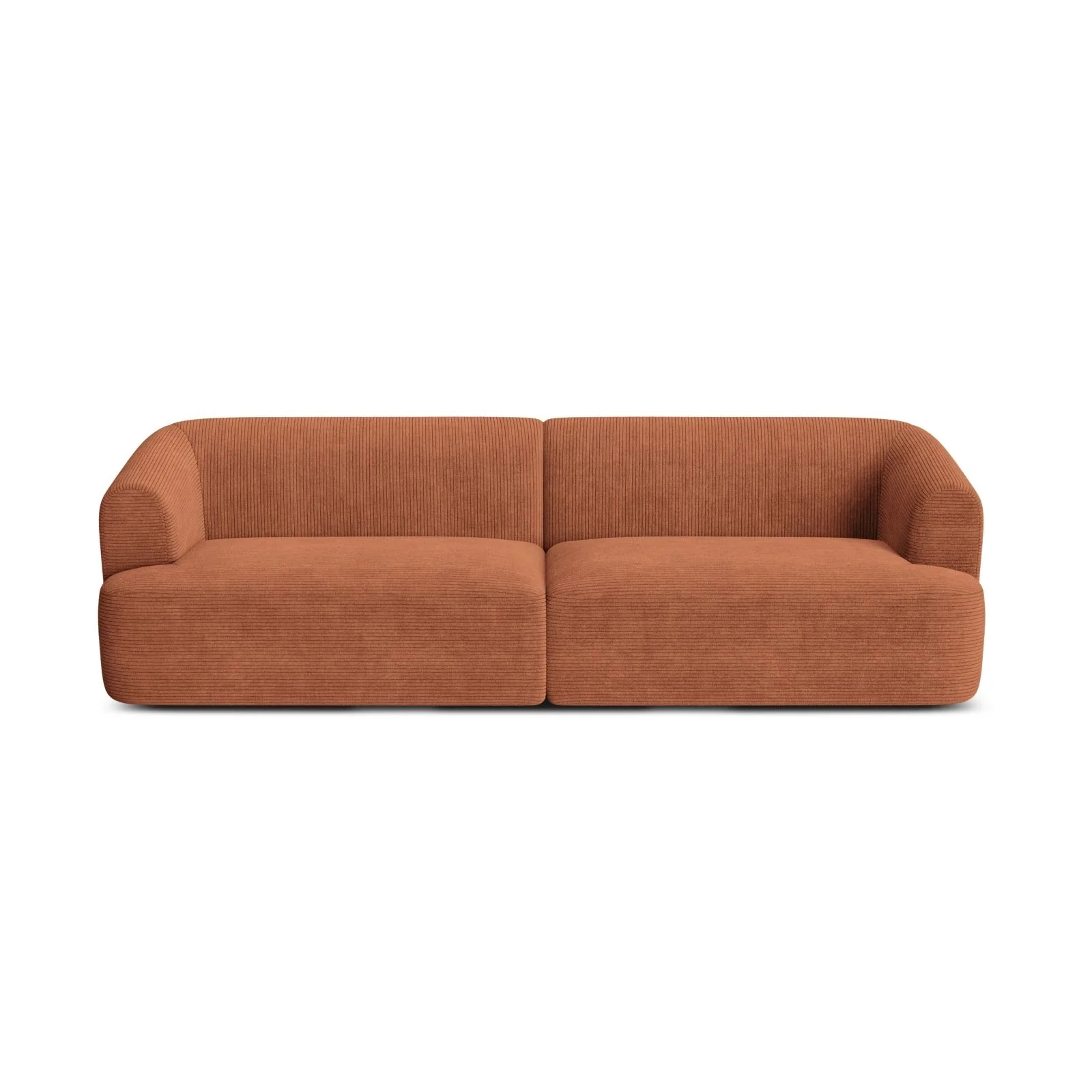 Campi 4-Sitzer Sofa aus Samt, Cord oder Strukturstoff, 255x90x70 cm - Image 109