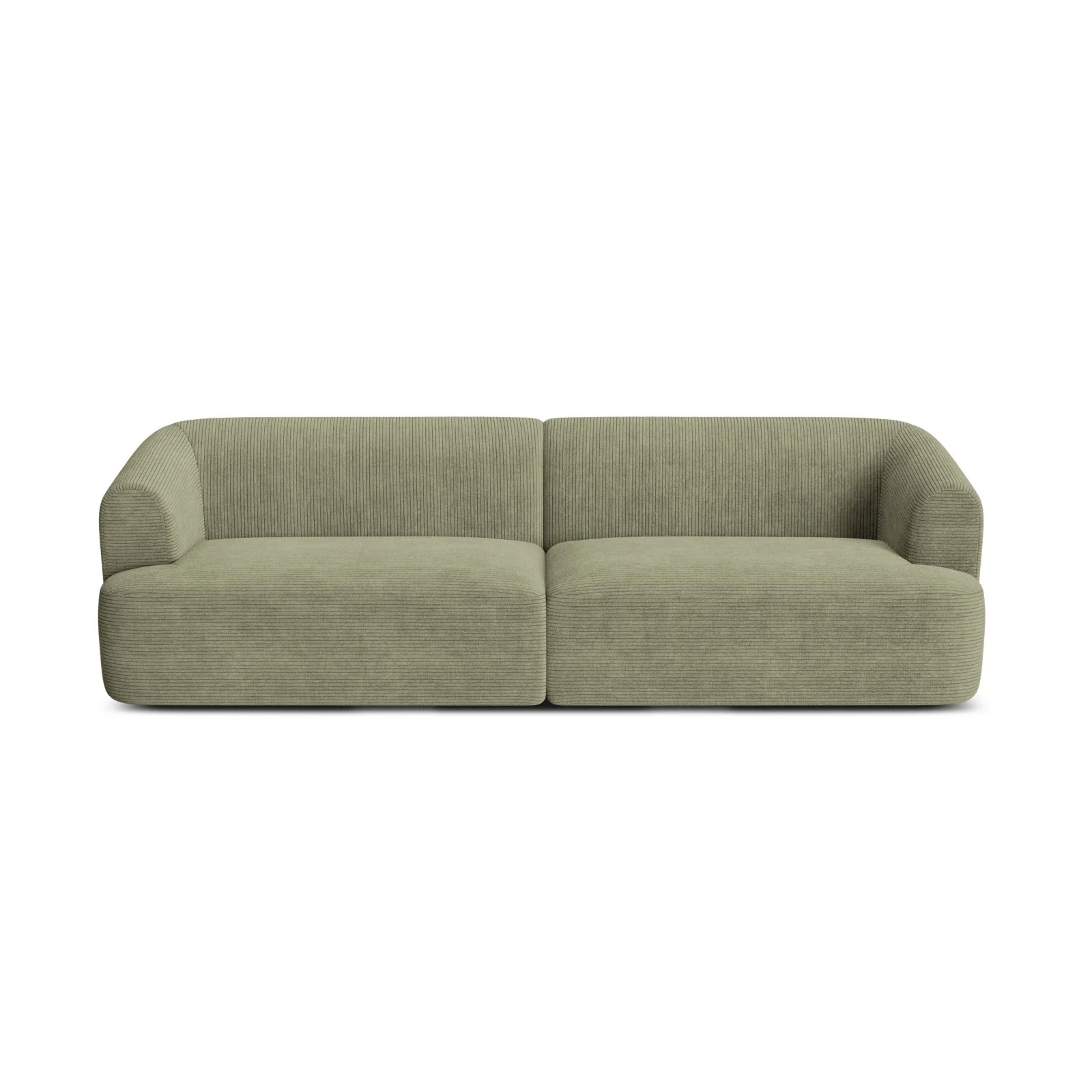 Campi 4-Sitzer Sofa aus Samt, Cord oder Strukturstoff, 255x90x70 cm - Image 115