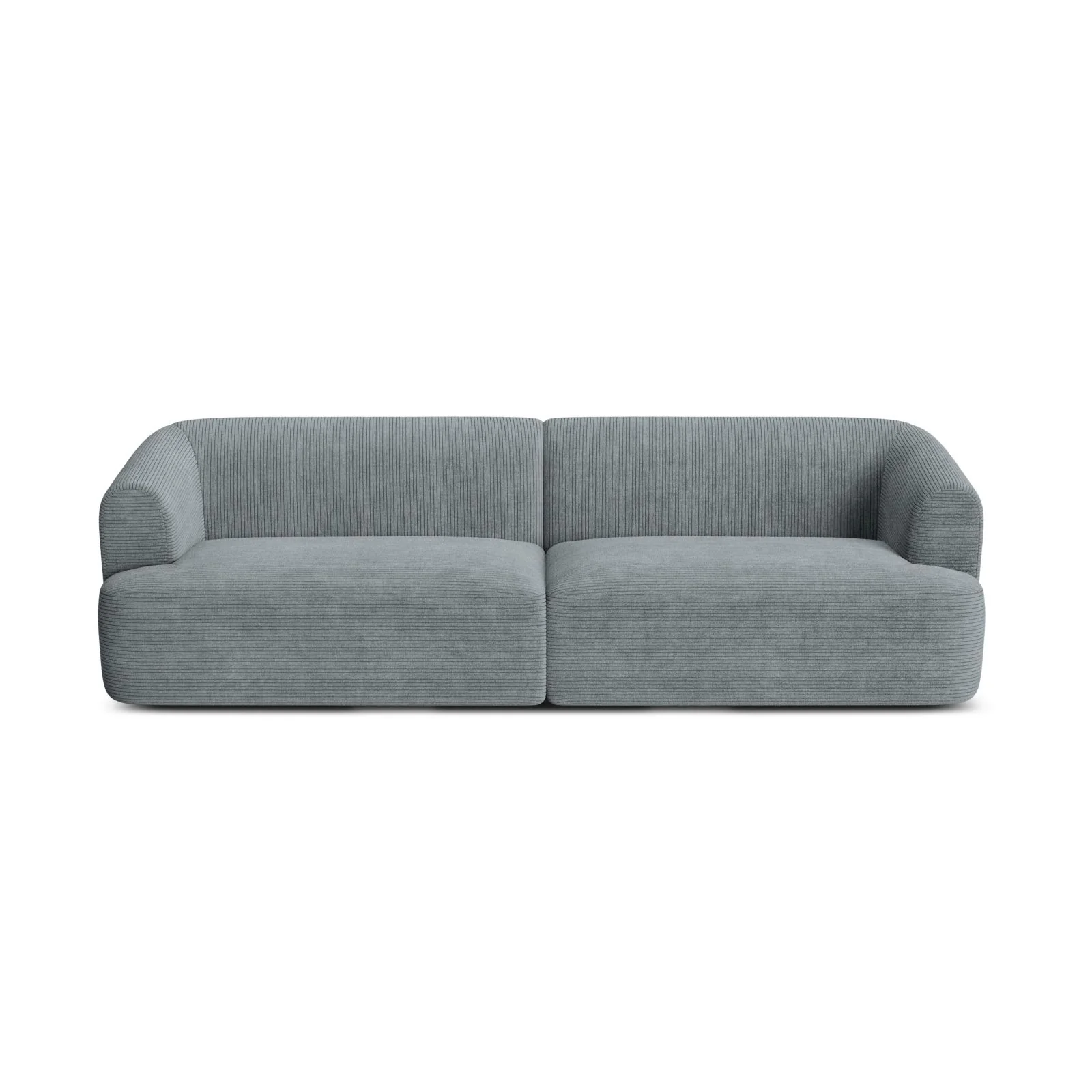 Campi 4-Sitzer Sofa aus Samt, Cord oder Strukturstoff, 255x90x70 cm - Image 129