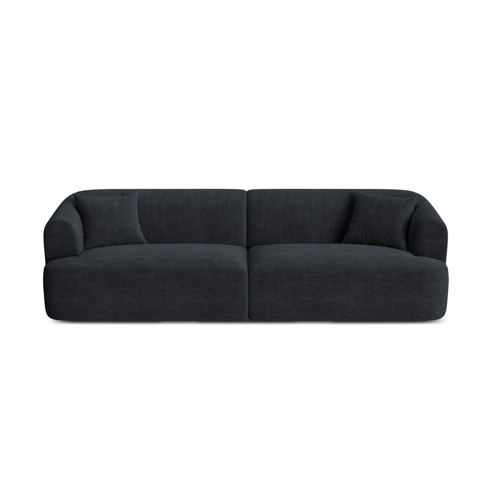 Campi 4-Sitzer Sofa aus Samt, Cord oder Strukturstoff, 255x90x70 cm - Image 133
