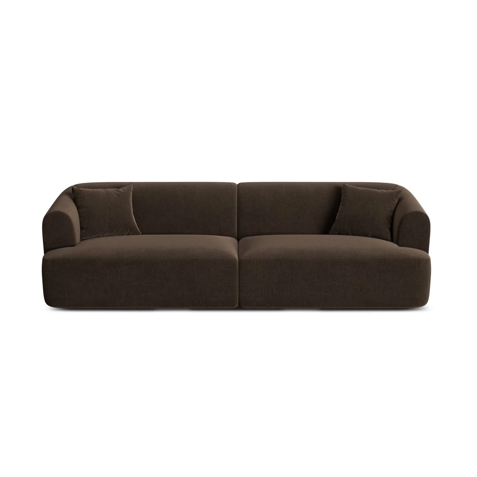 Campi 4-Sitzer Sofa aus Samt, Cord oder Strukturstoff, 255x90x70 cm - Image 15