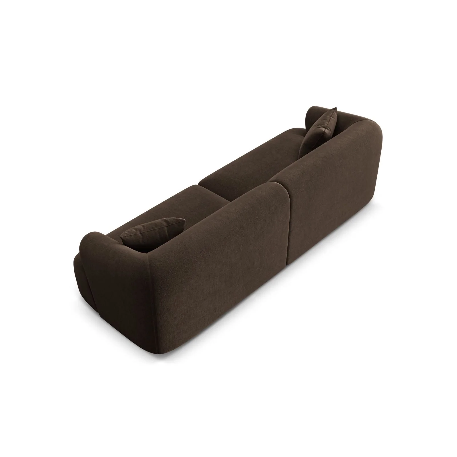 Campi 4-Sitzer Sofa aus Samt, Cord oder Strukturstoff, 255x90x70 cm - Image 19