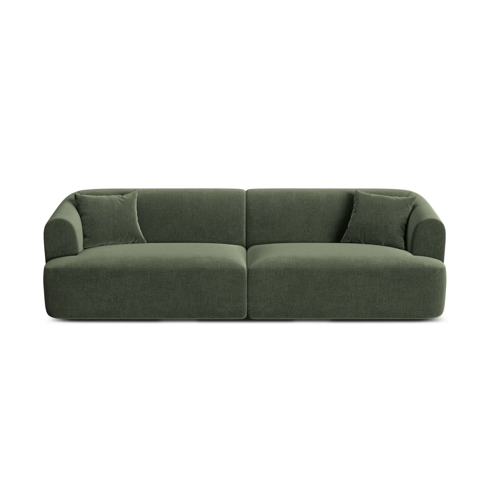 Campi 4-Sitzer Sofa aus Samt, Cord oder Strukturstoff, 255x90x70 cm - Image 22