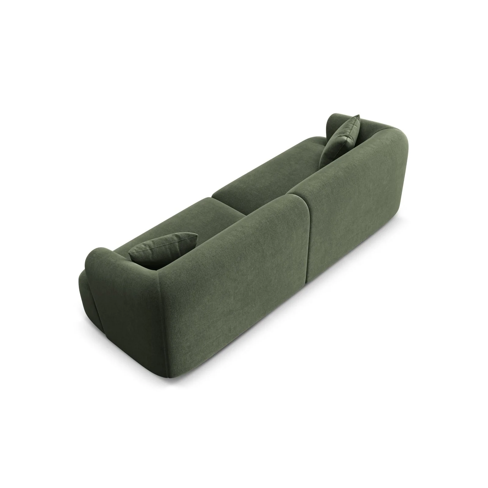 Campi 4-Sitzer Sofa aus Samt, Cord oder Strukturstoff, 255x90x70 cm - Image 26