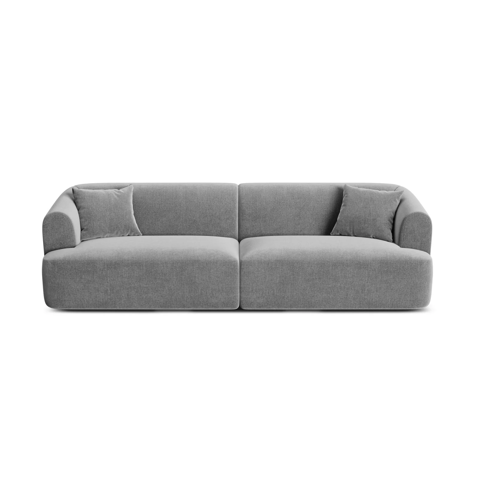 Campi 4-Sitzer Sofa aus Samt, Cord oder Strukturstoff, 255x90x70 cm - Image 36