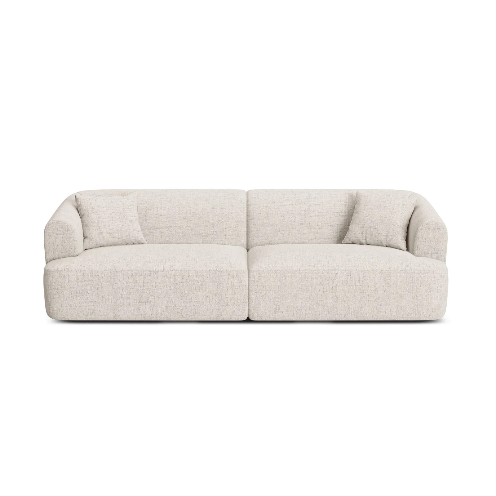 Campi 4-Sitzer Sofa aus Samt, Cord oder Strukturstoff, 255x90x70 cm - Image 43