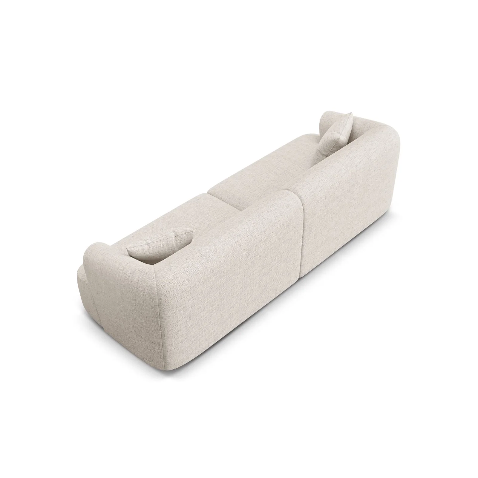 Campi 4-Sitzer Sofa aus Samt, Cord oder Strukturstoff, 255x90x70 cm - Image 47