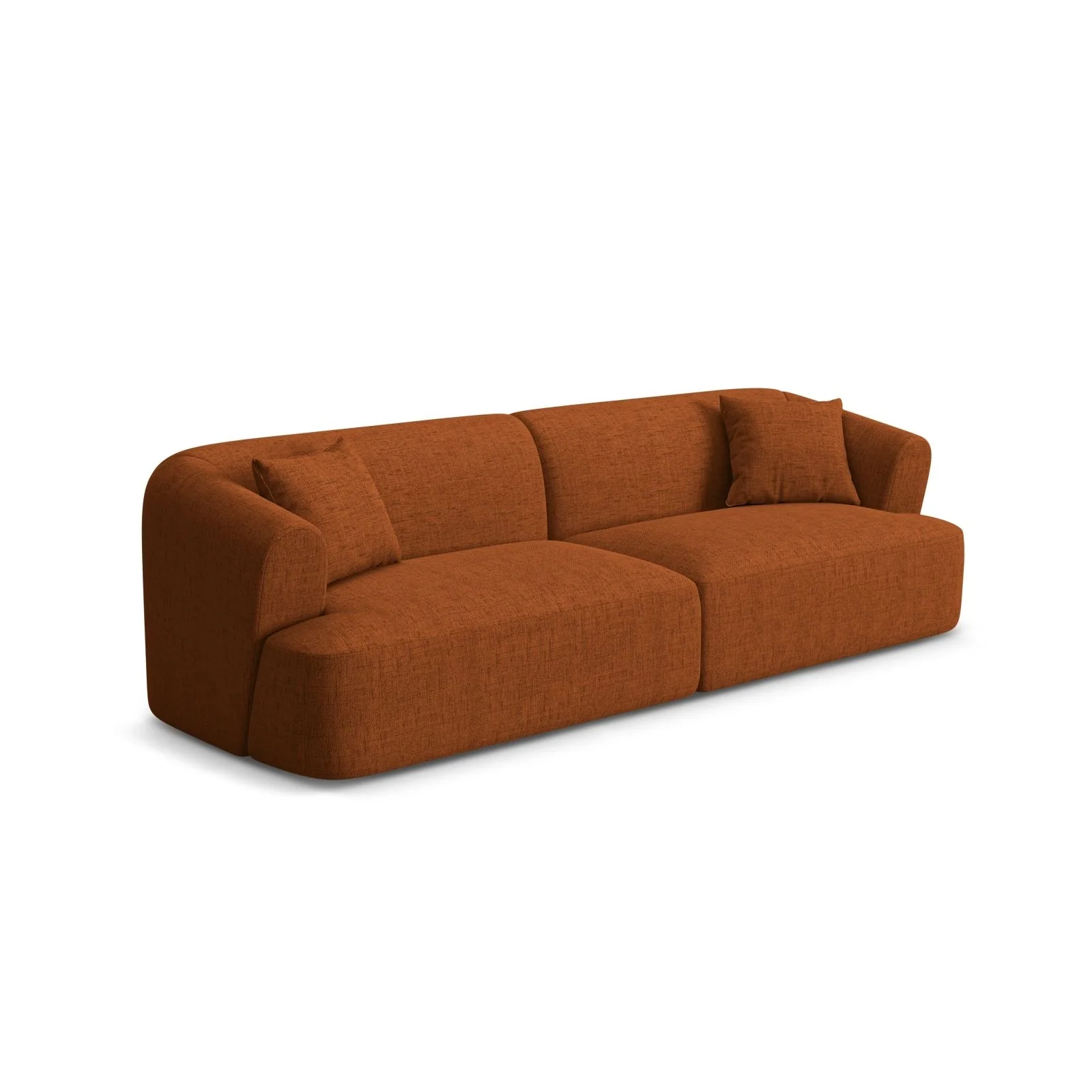 Campi 4-Sitzer Sofa aus Samt, Cord oder Strukturstoff, 255x90x70 cm - Image 52