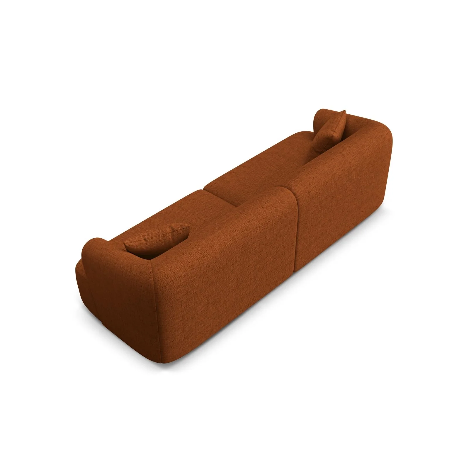 Campi 4-Sitzer Sofa aus Samt, Cord oder Strukturstoff, 255x90x70 cm - Image 54