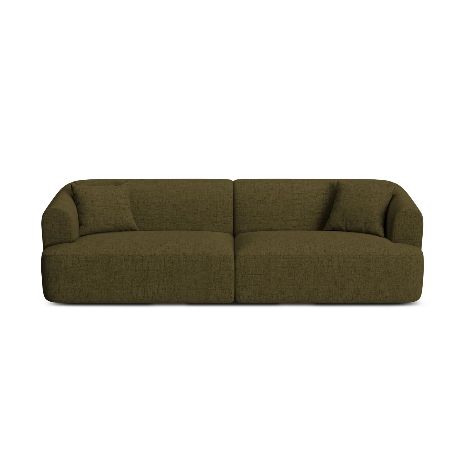 Campi 4-Sitzer Sofa aus Samt, Cord oder Strukturstoff, 255x90x70 cm - Image 57