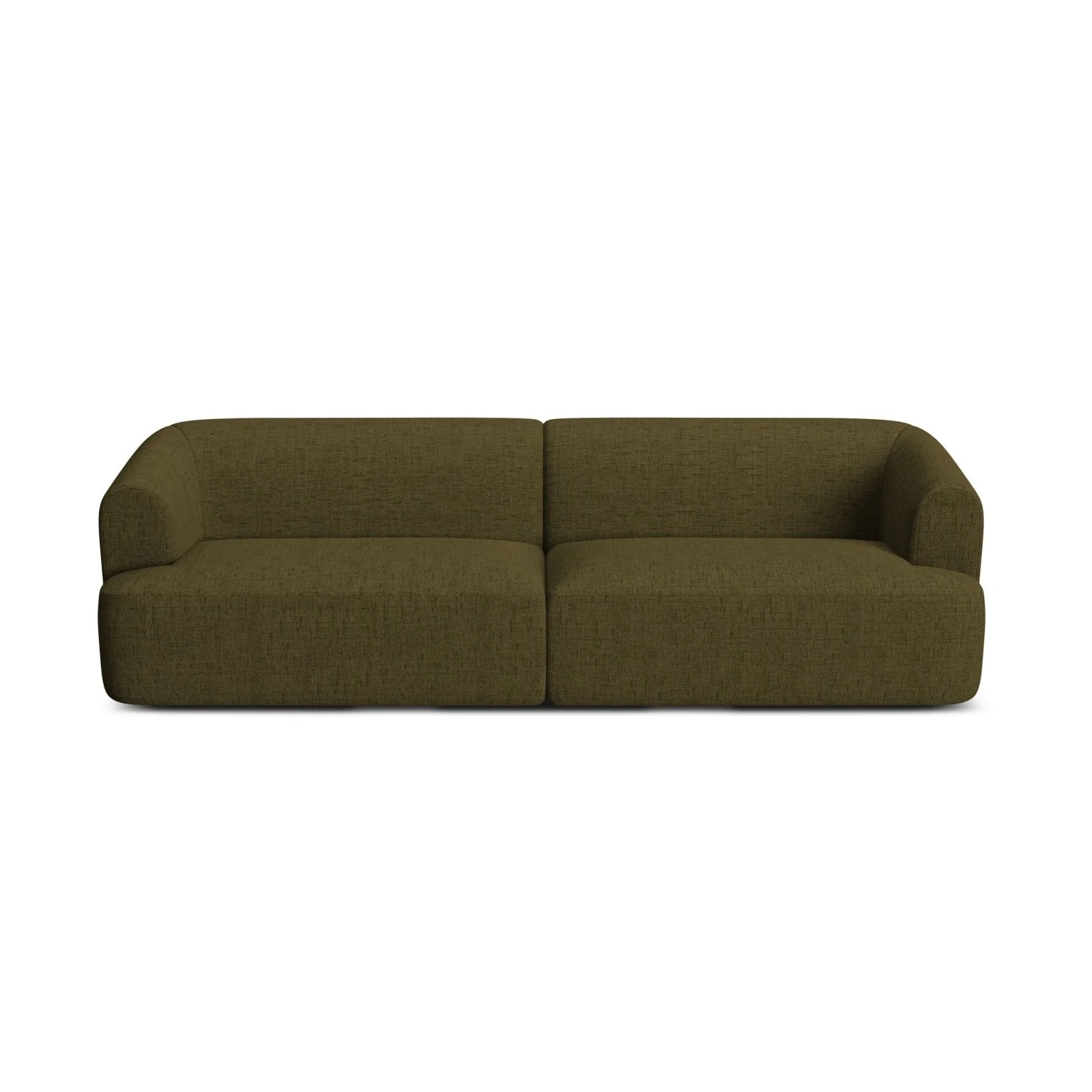 Campi 4-Sitzer Sofa aus Samt, Cord oder Strukturstoff, 255x90x70 cm - Image 60