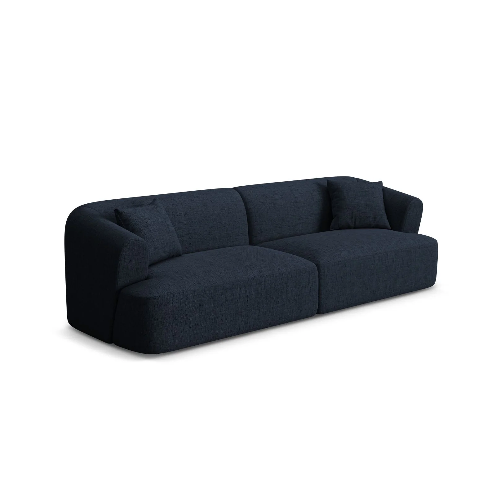 Campi 4-Sitzer Sofa aus Samt, Cord oder Strukturstoff, 255x90x70 cm - Image 66