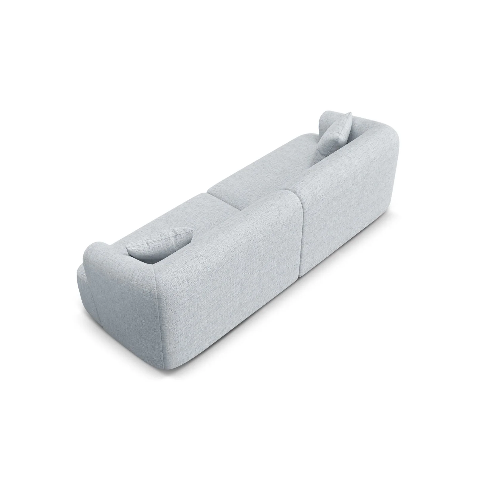 Campi 4-Sitzer Sofa aus Samt, Cord oder Strukturstoff, 255x90x70 cm - Image 75