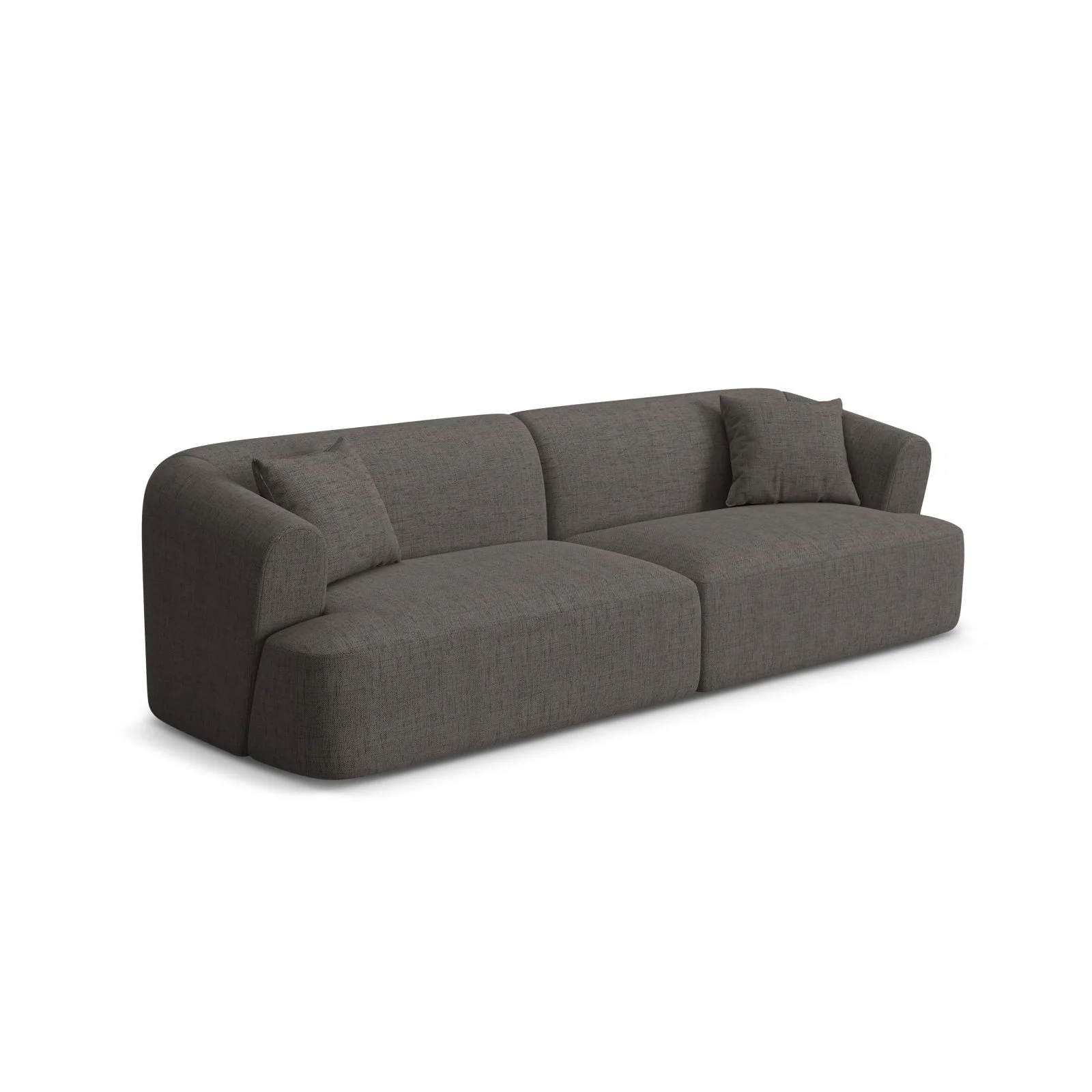 Campi 4-Sitzer Sofa aus Samt, Cord oder Strukturstoff, 255x90x70 cm - Image 80