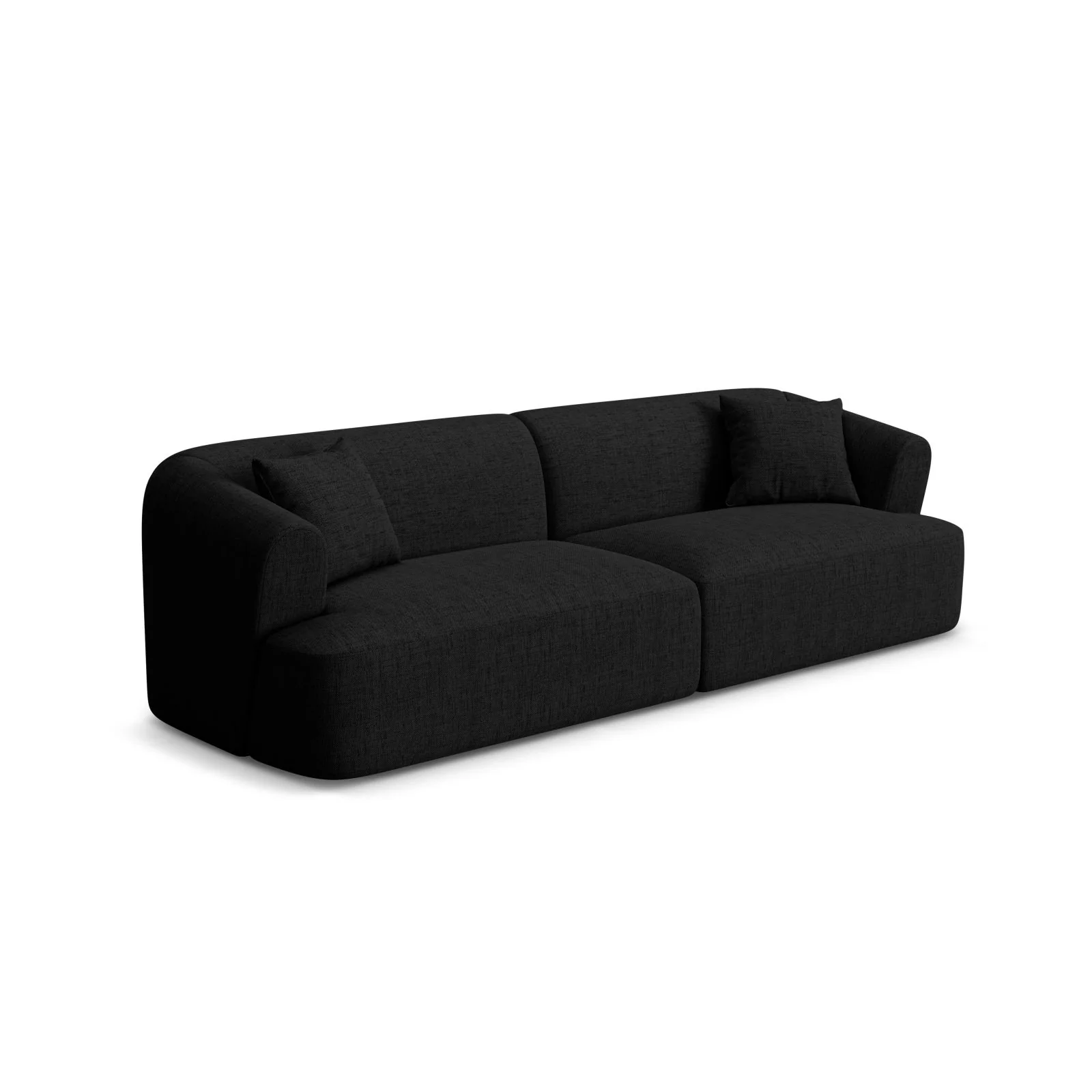 Campi 4-Sitzer Sofa aus Samt, Cord oder Strukturstoff, 255x90x70 cm - Image 87