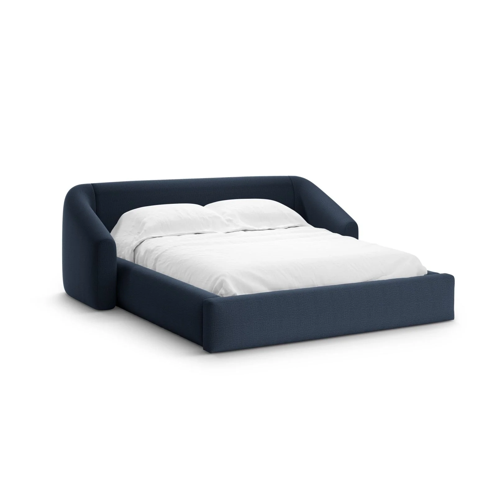 Campi Bett mit Kopfteil und Stauraum aus Samt oder Strukturstoff, 140x200 cm - Image 16