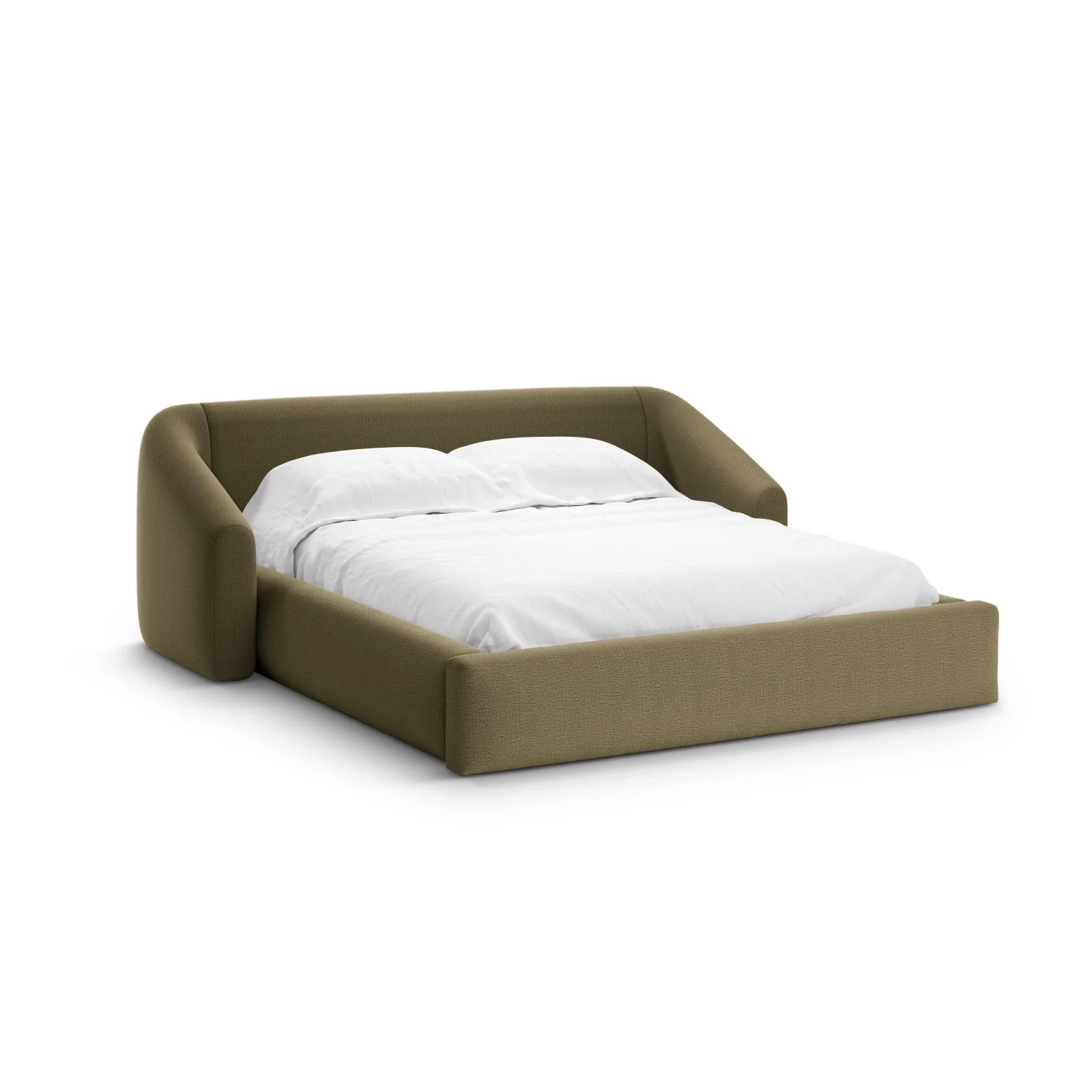 Campi Bett mit Kopfteil und Stauraum aus Samt oder Strukturstoff, 180x200 cm - Image 11