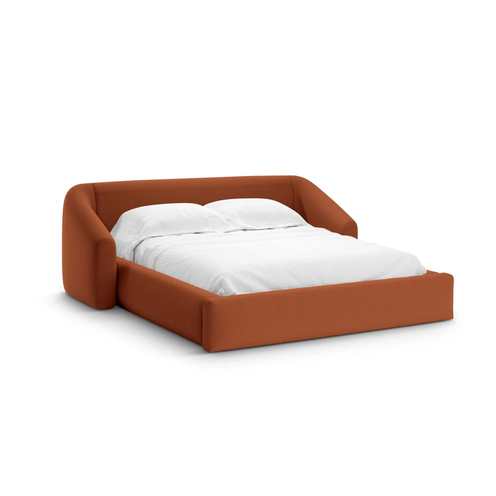 Campi Bett mit Kopfteil und Stauraum aus Samt oder Strukturstoff, 180x200 cm - Image 6