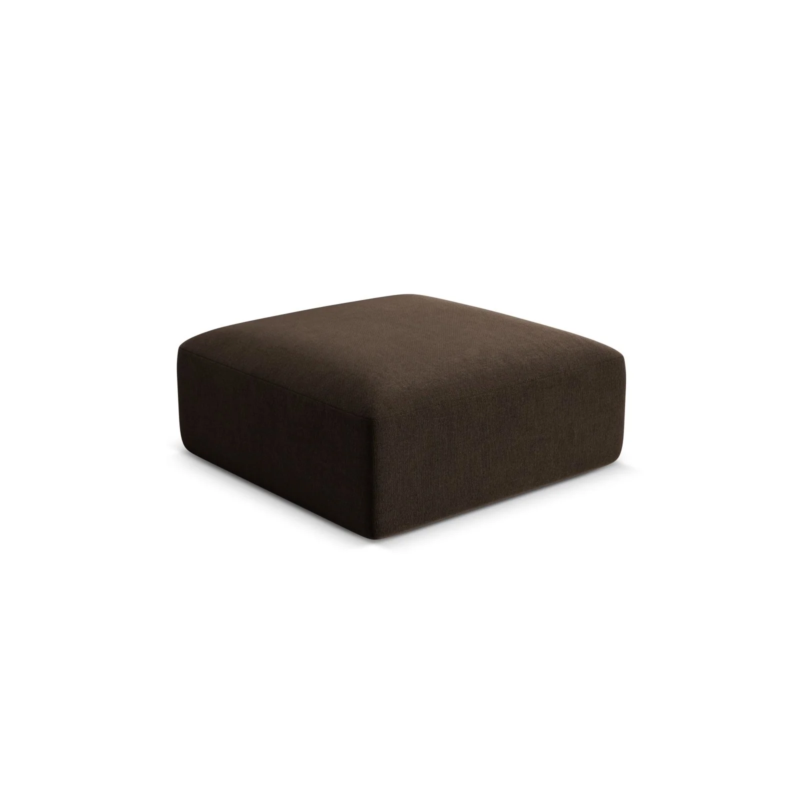Campi Pouf aus Samt, Cord oder Strukturstoff, 90x90x40 cm - Image 14