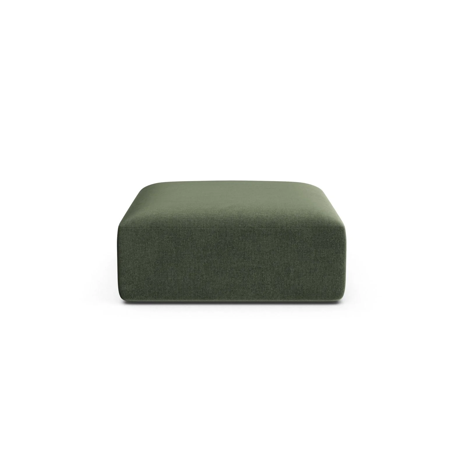 Campi Pouf aus Samt, Cord oder Strukturstoff, 90x90x40 cm - Image 16