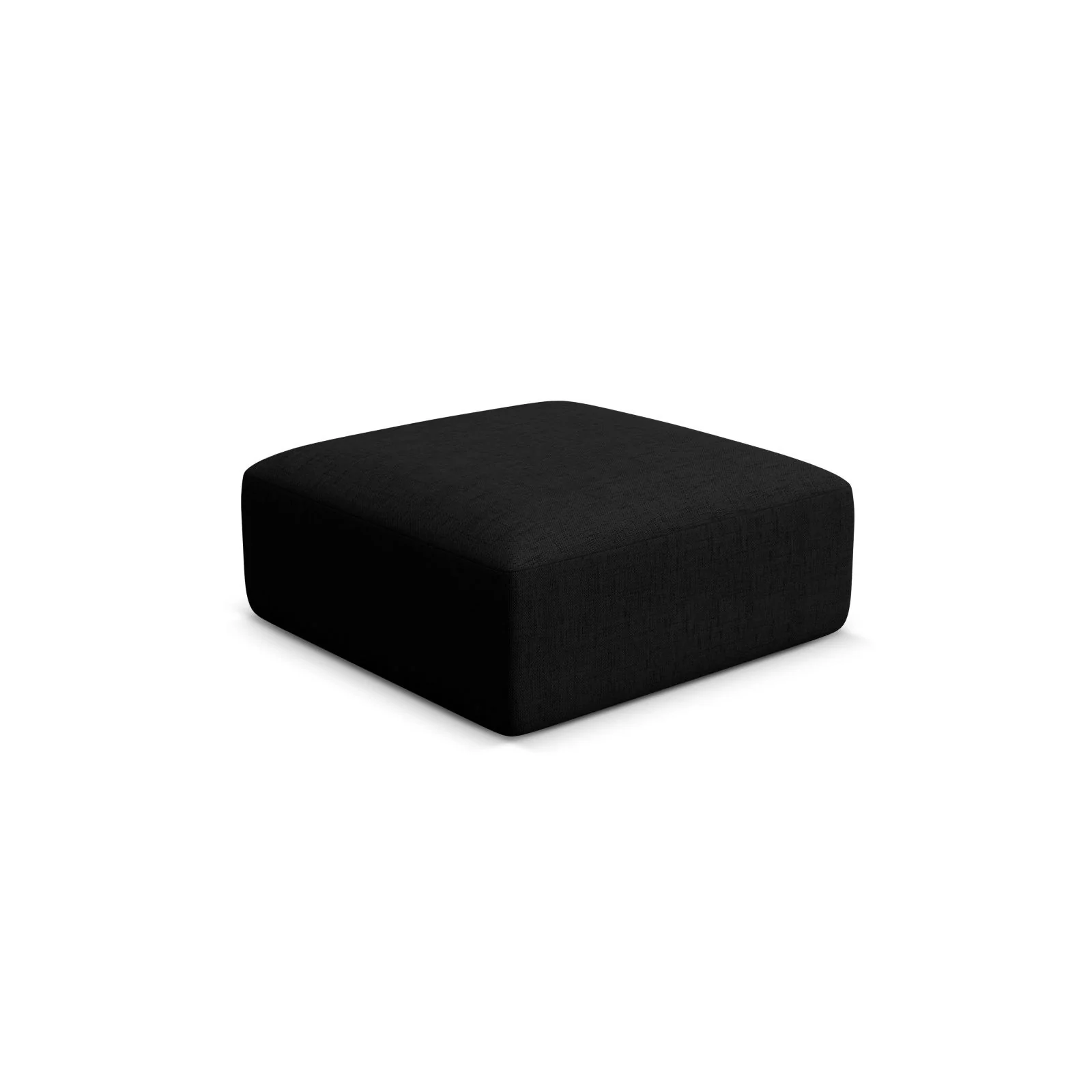 Campi Pouf aus Samt, Cord oder Strukturstoff, 90x90x40 cm - Image 57
