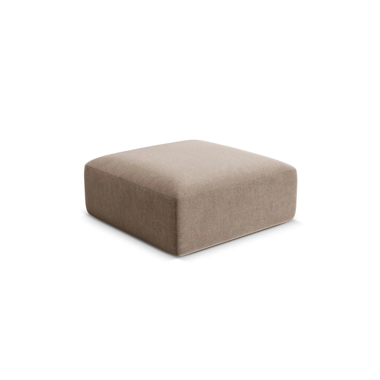 Campi Pouf aus Samt, Cord oder Strukturstoff, 90x90x40 cm - Image 9