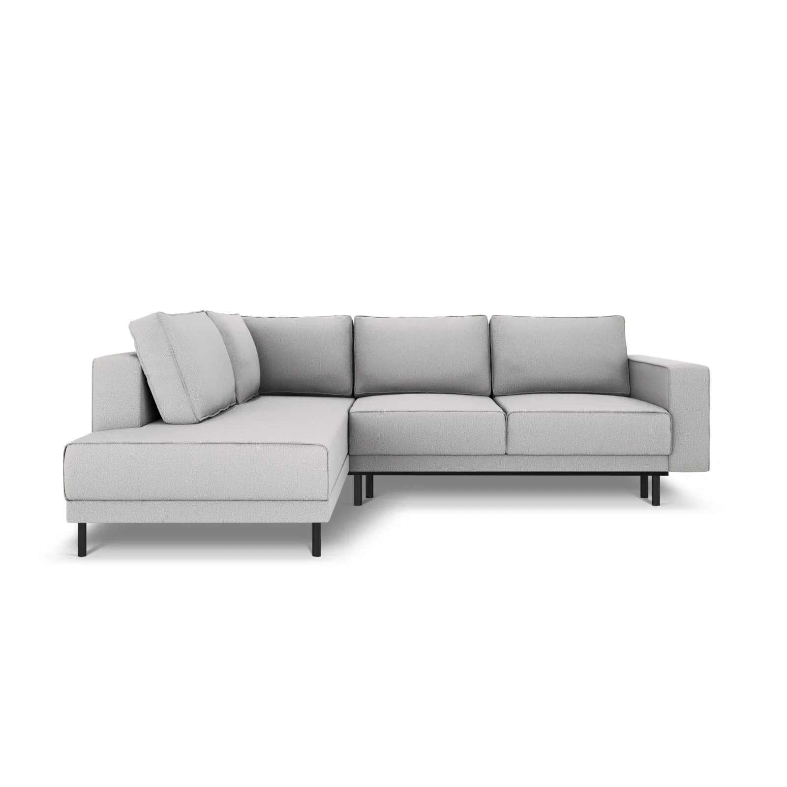 Caro 5-Sitzer Ecksofa Linke Seite, mit Schlaffunktion, in Samt oder Strukturstoff, 247x187 cm - Image 60