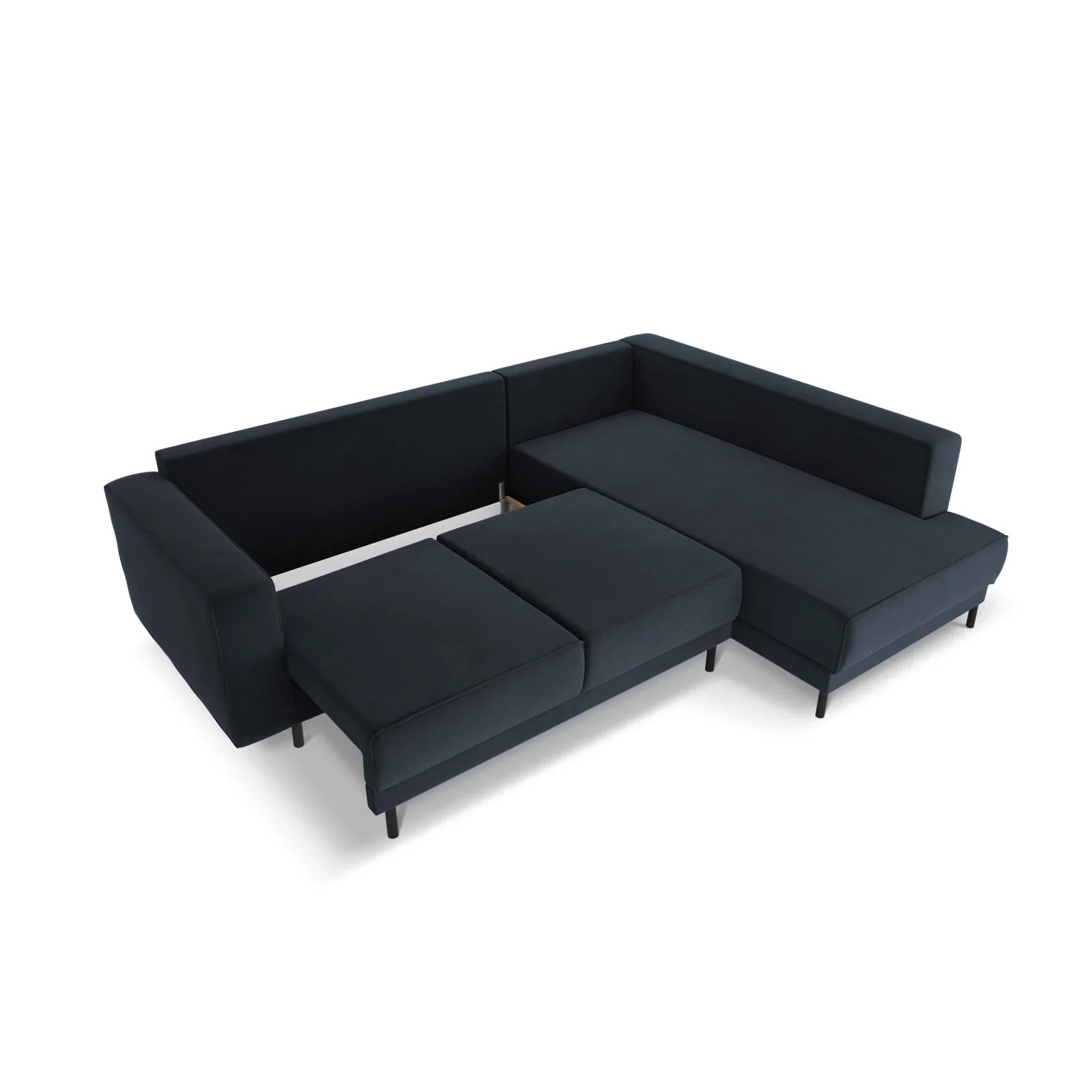 Caro 5-Sitzer Ecksofa Rechte Seite, mit Schlaffunktion, in Samt oder Strukturstoff, 247x187 cm - Image 16