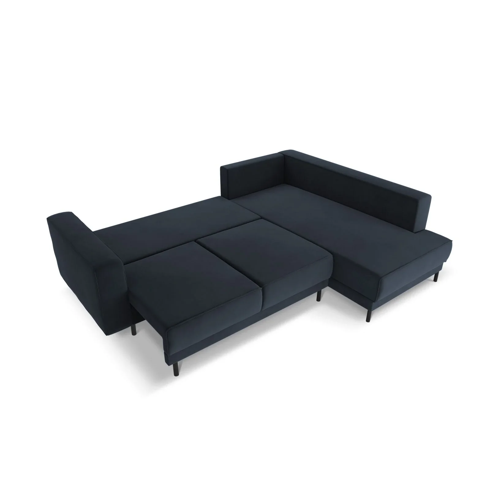 Caro 5-Sitzer Ecksofa Rechte Seite, mit Schlaffunktion, in Samt oder Strukturstoff, 247x187 cm - Image 17