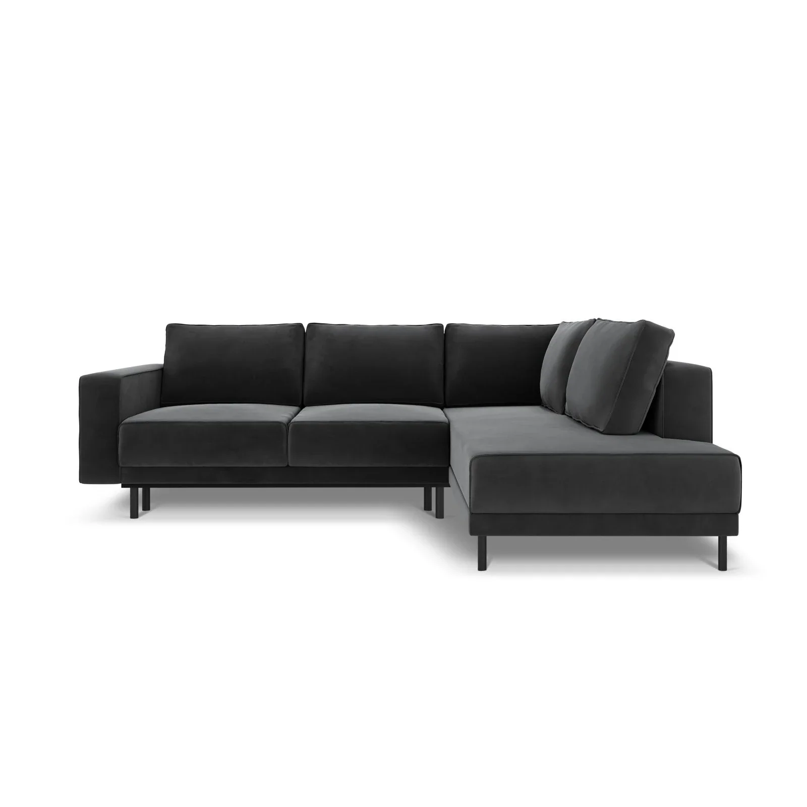 Caro 5-Sitzer Ecksofa Rechte Seite, mit Schlaffunktion, in Samt oder Strukturstoff, 247x187 cm - Image 27