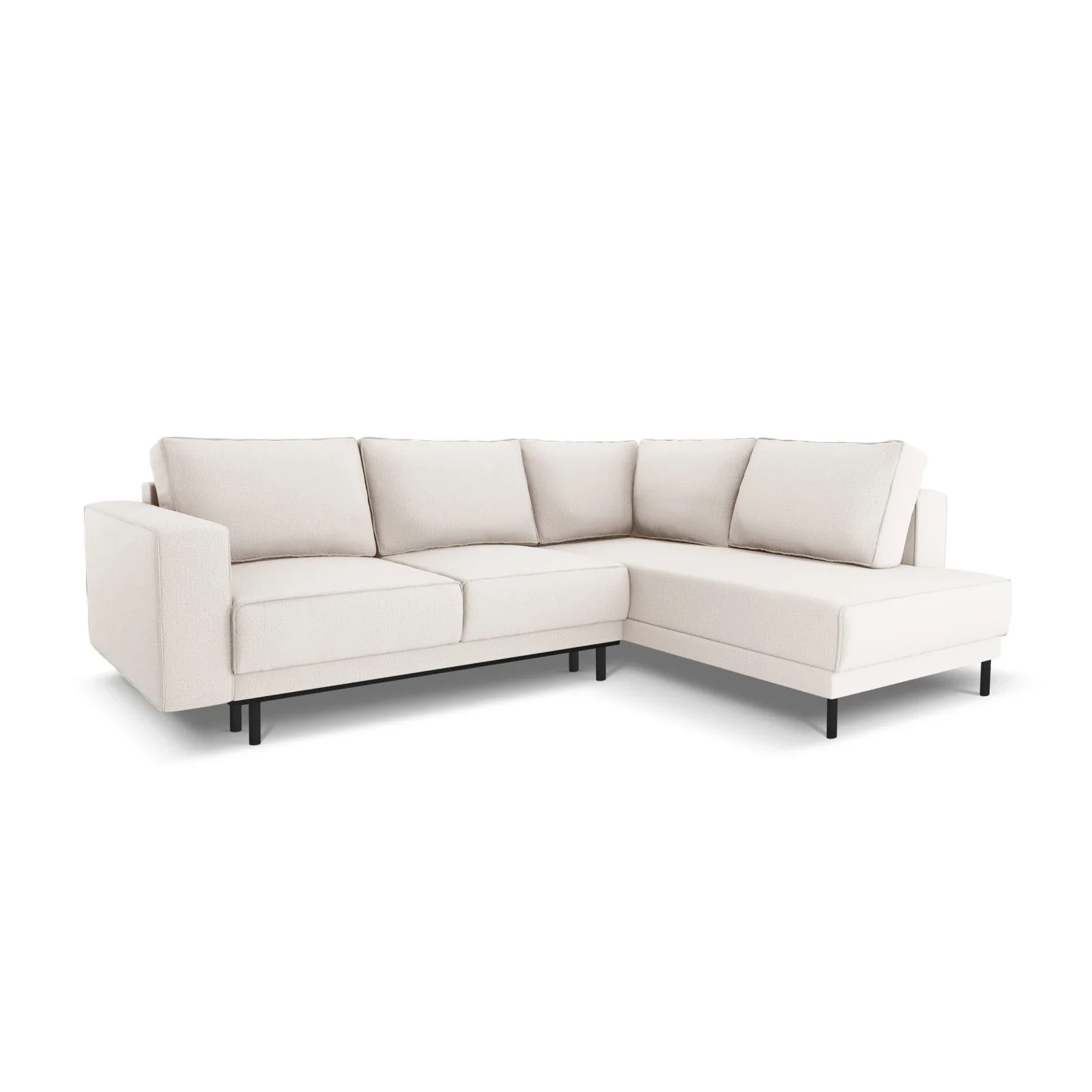 Caro 5-Sitzer Ecksofa Rechte Seite, mit Schlaffunktion, in Samt oder Strukturstoff, 247x187 cm - Image 37