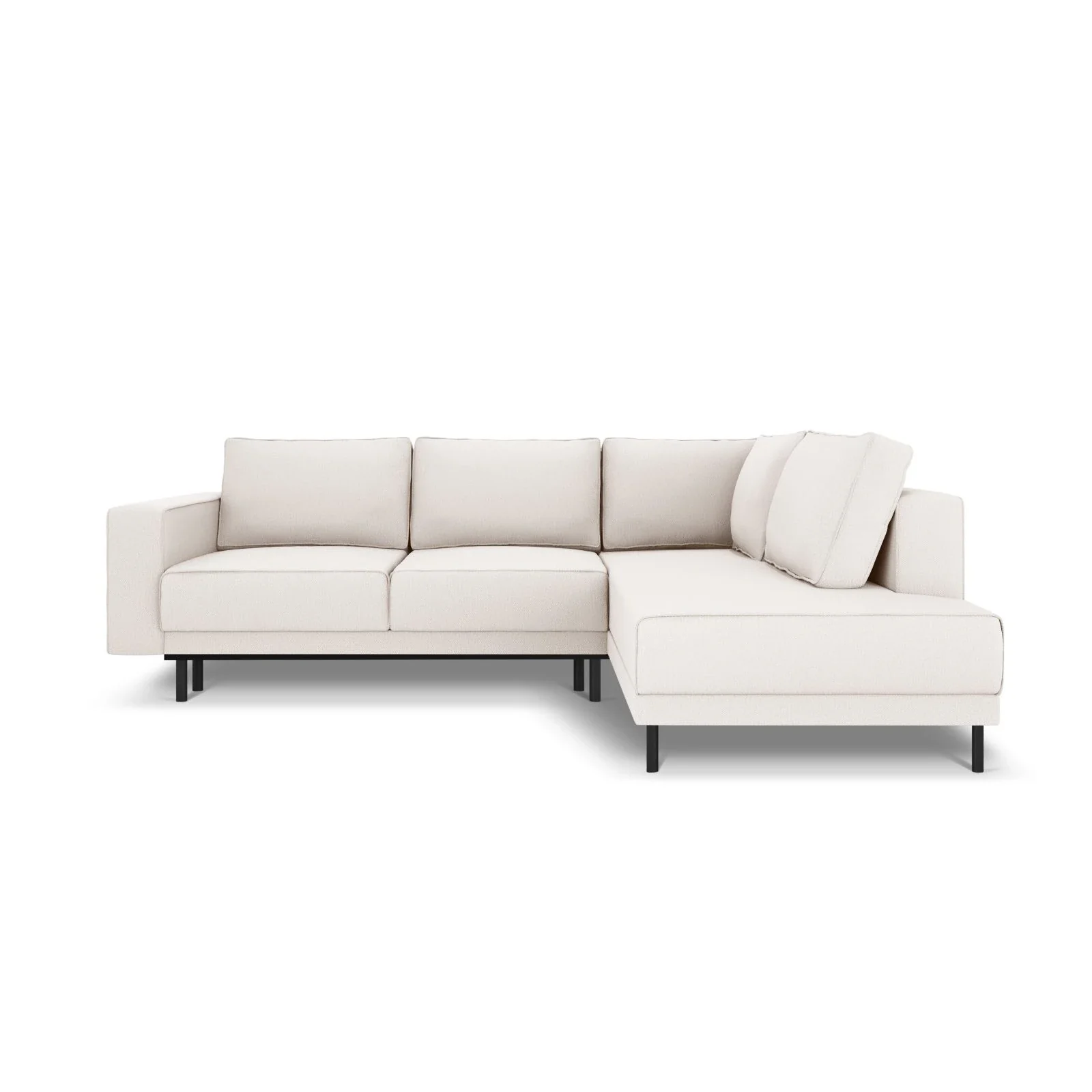 Caro 5-Sitzer Ecksofa Rechte Seite, mit Schlaffunktion, in Samt oder Strukturstoff, 247x187 cm - Image 39