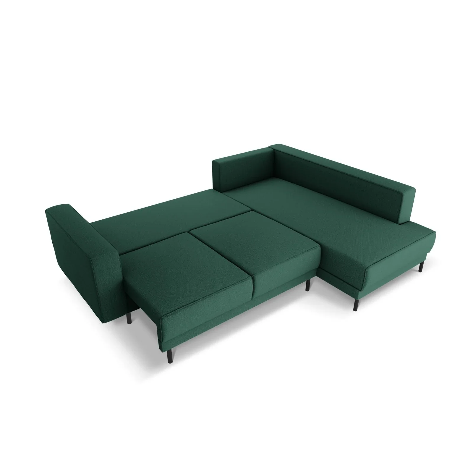 Caro 5-Sitzer Ecksofa Rechte Seite, mit Schlaffunktion, in Samt oder Strukturstoff, 247x187 cm - Image 48