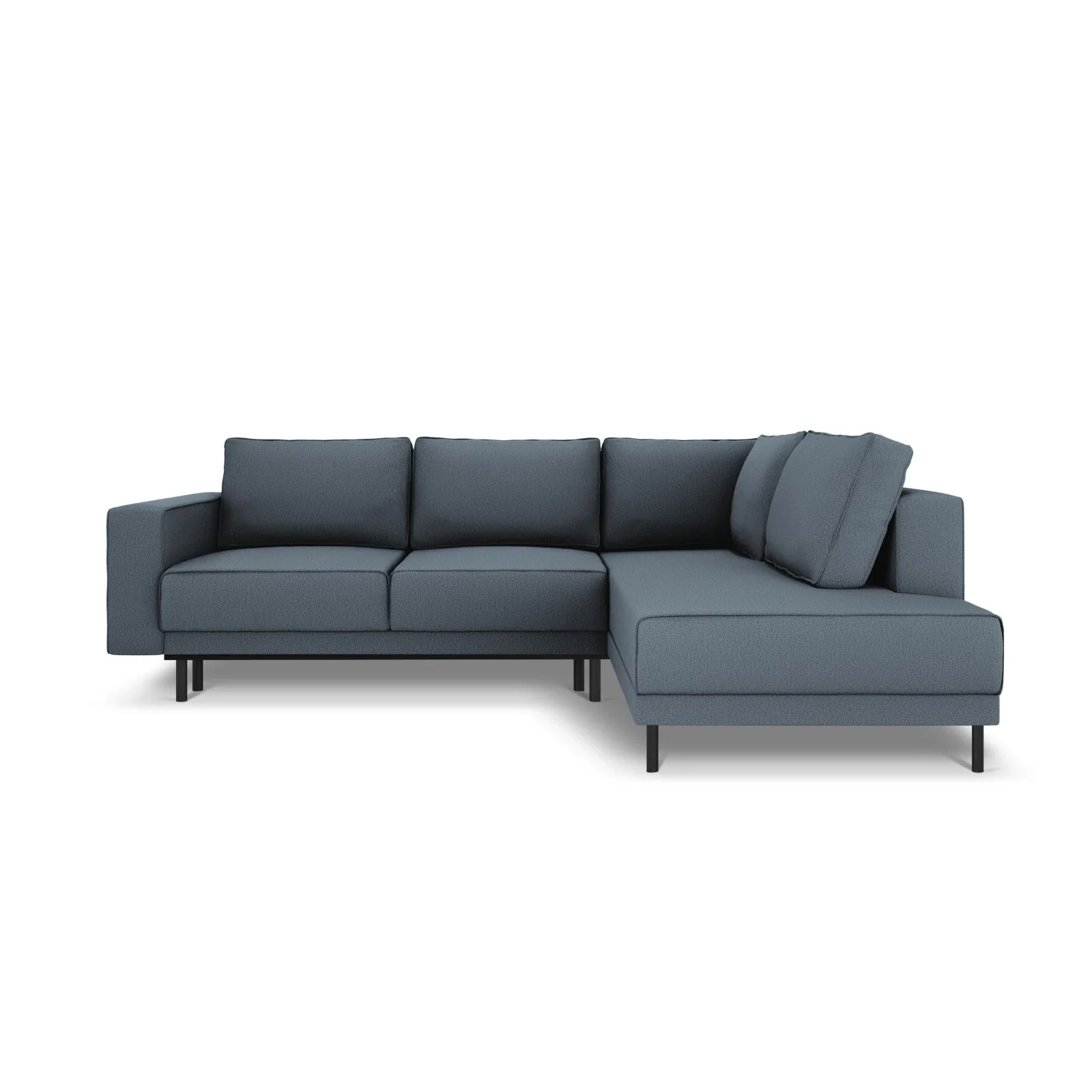 Caro 5-Sitzer Ecksofa Rechte Seite, mit Schlaffunktion, in Samt oder Strukturstoff, 247x187 cm - Image 53